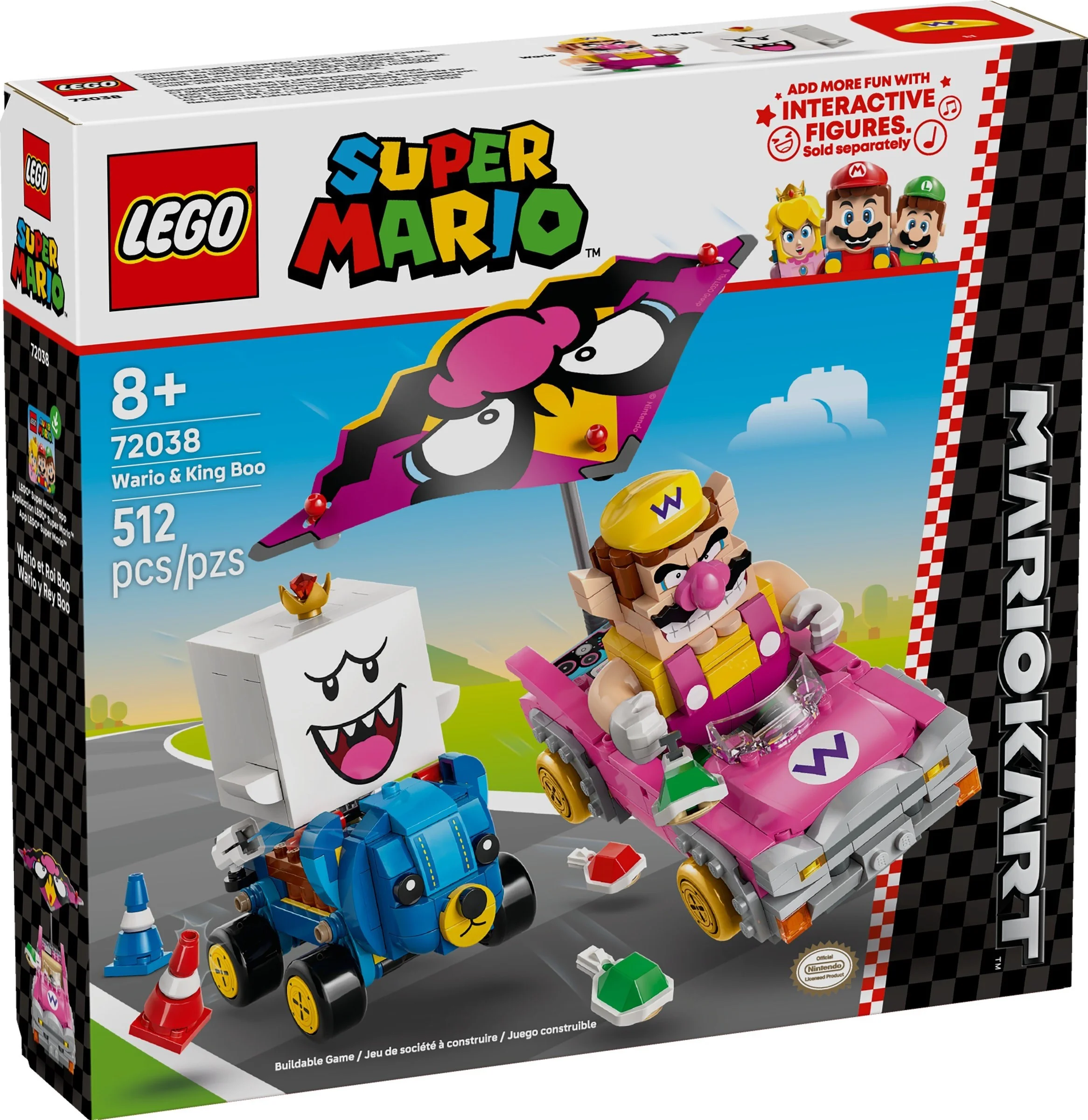 LEGO® 72038 LEGO Super Mario Mario Kart - Wario i King Boo - zdjęcie 1