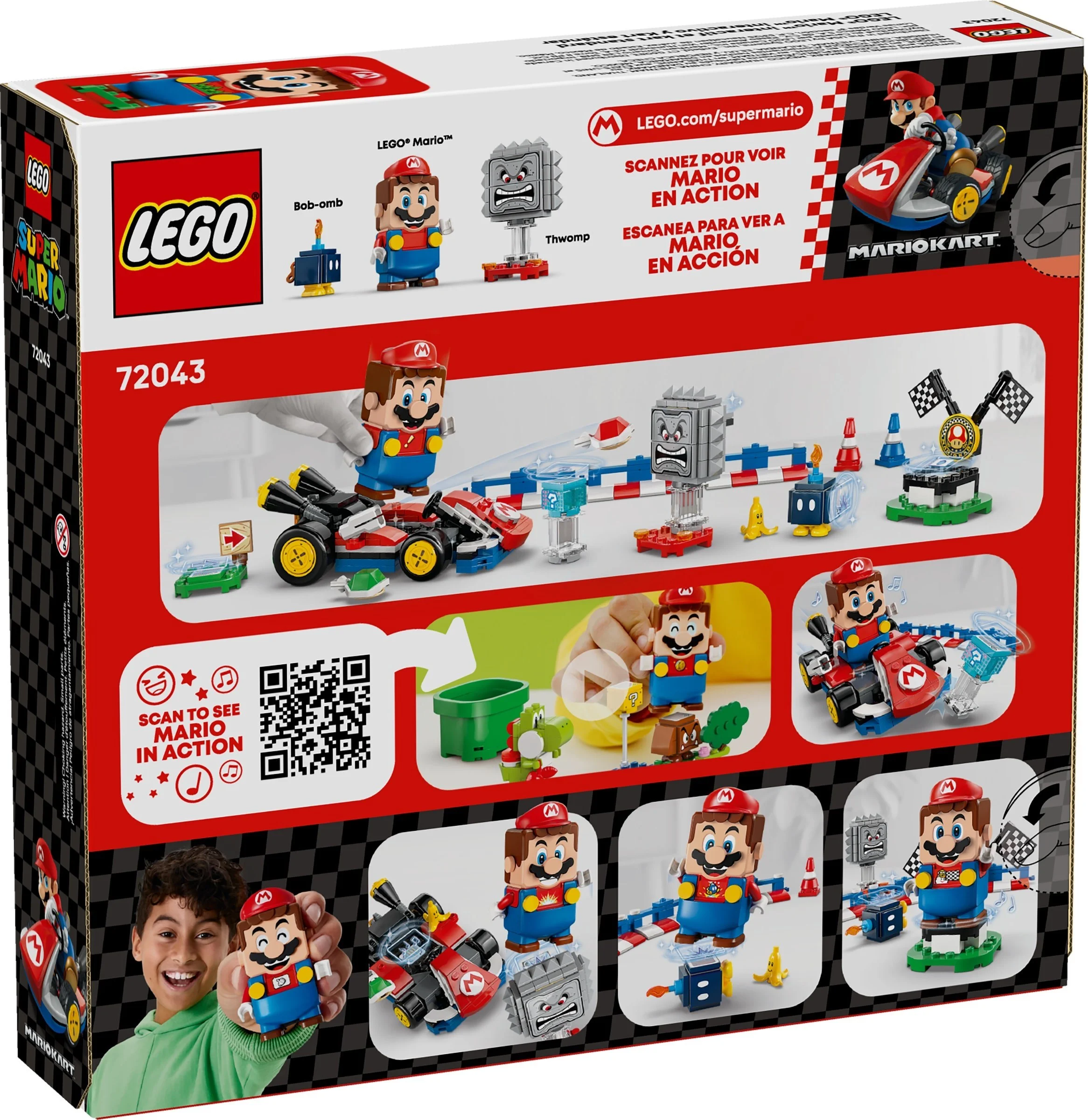 LEGO® 72043 LEGO Super Mario Mario Kart - Interaktywna figurka LEGO Mario i Standard Kart - zdjęcie 8