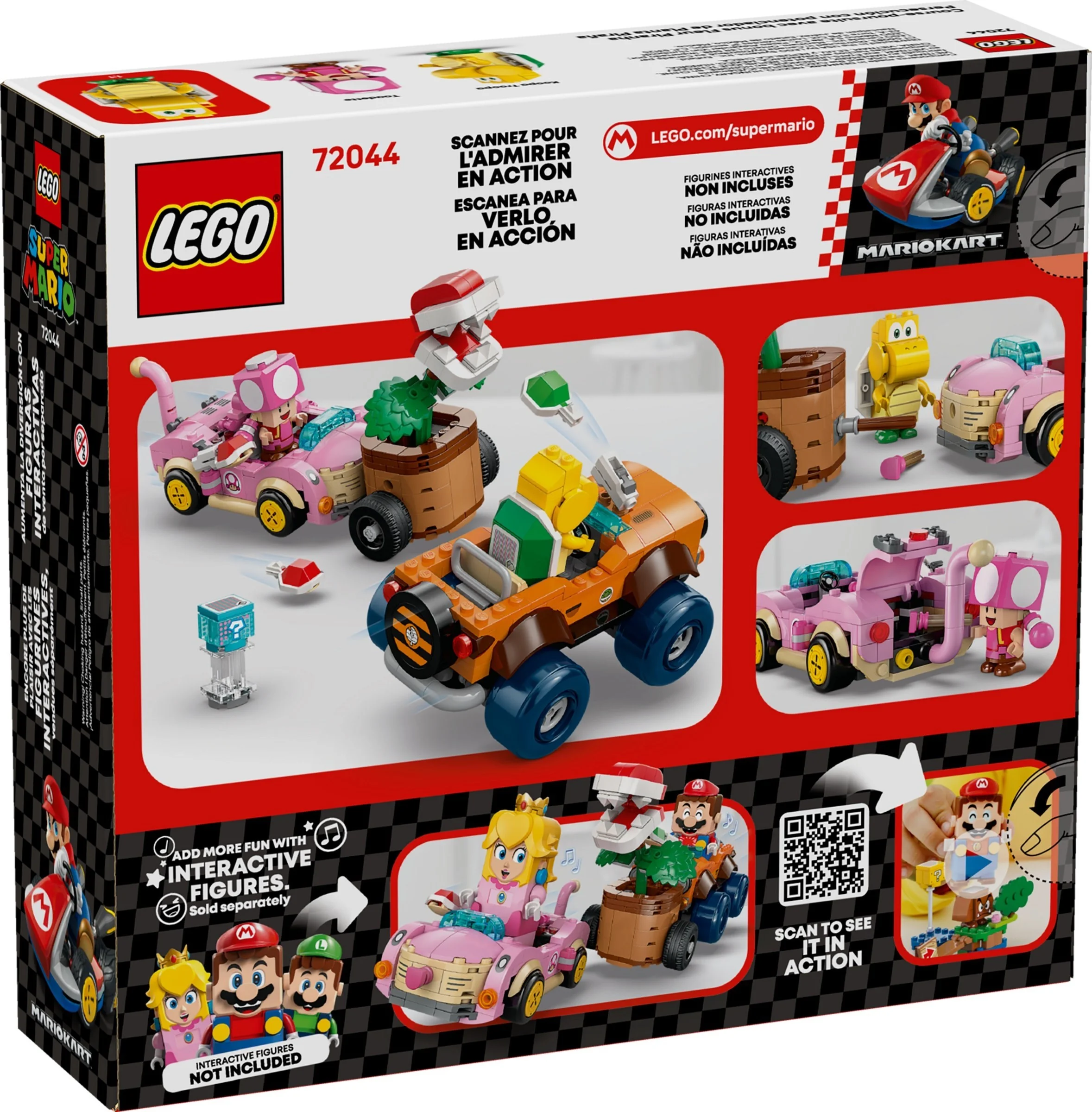 LEGO® 72044 Lego Mario: Mario Kart Piranha Plant i pogoń za ulepszeniami