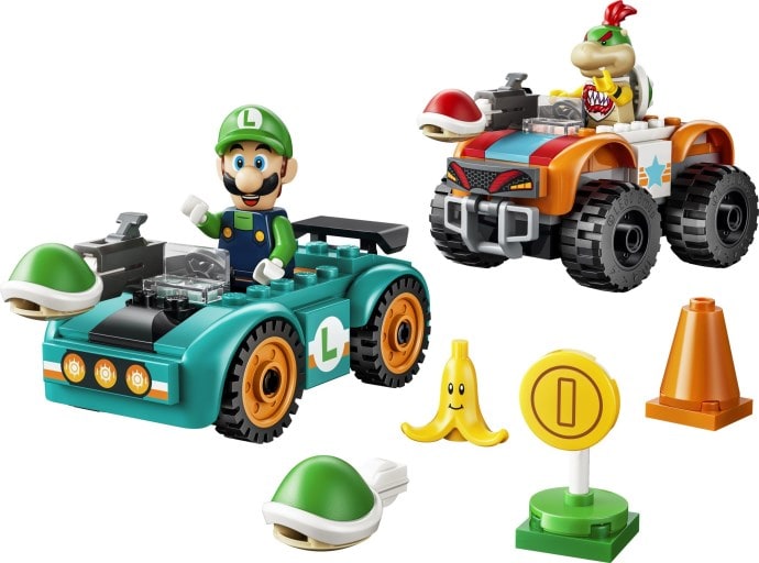 LEGO® 72056 Mario Kart™ — Luigi i Bowser Jr. na wyścigu - zdjęcie 1