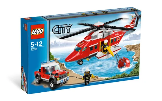 LEGO® 7206 Fire Helicopter - zdjęcie 4