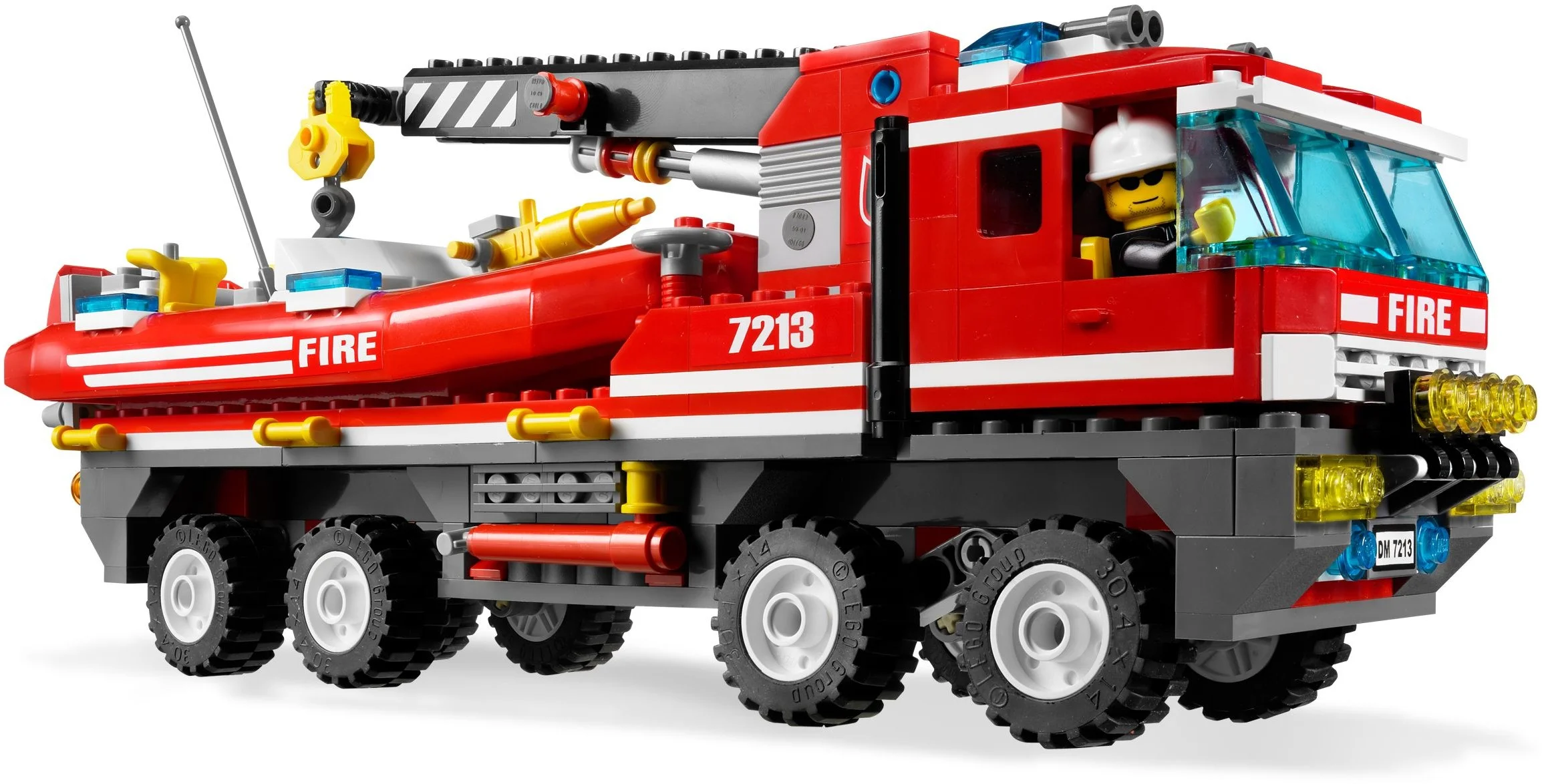 LEGO® 7213 Wóz Strazacki Strażak Kot Klocki Dla Dzieci Zestaw Lego - zdjęcie 4