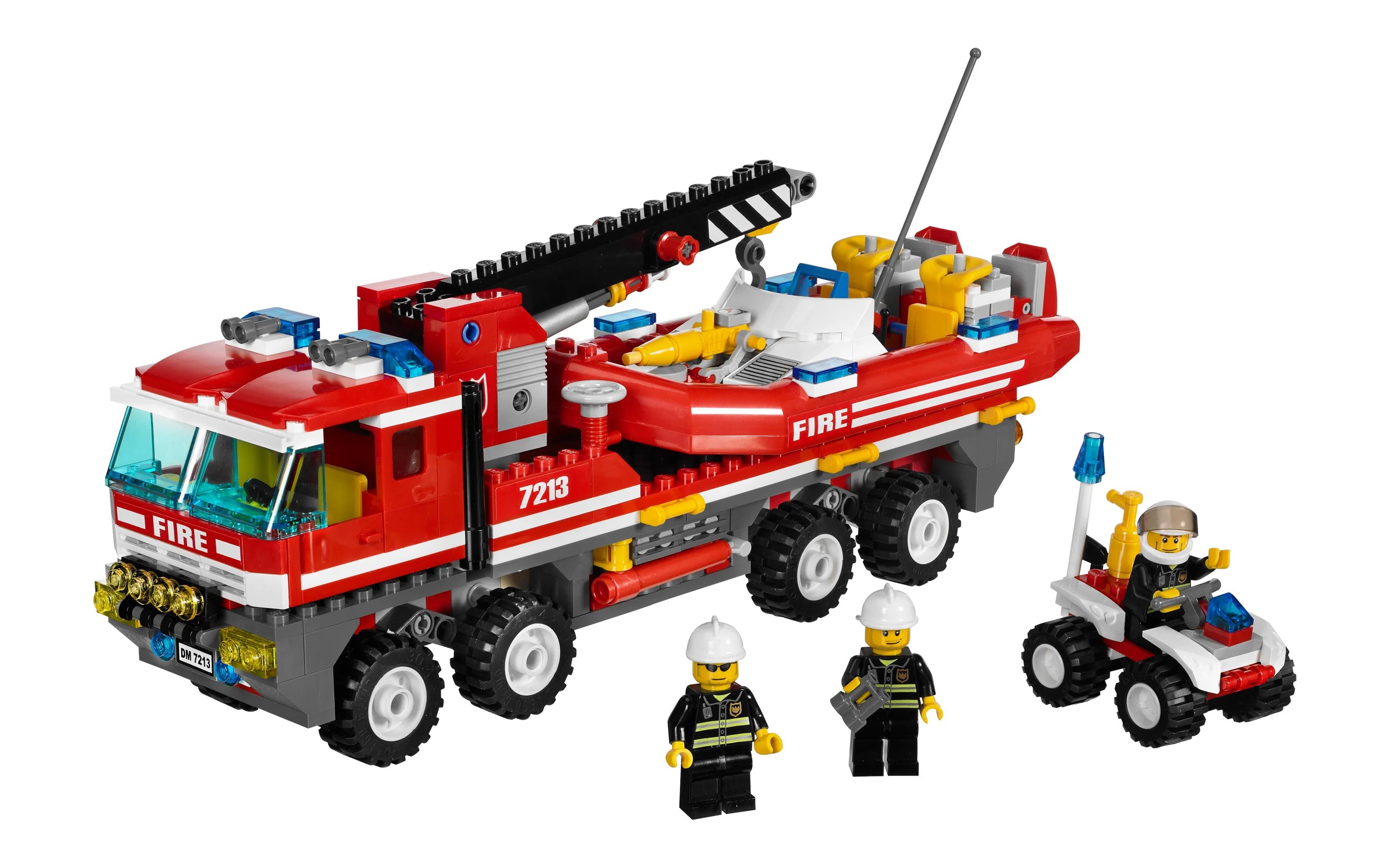 LEGO® 7213 Wóz Strazacki Strażak Kot Klocki Dla Dzieci Zestaw Lego - zdjęcie 9