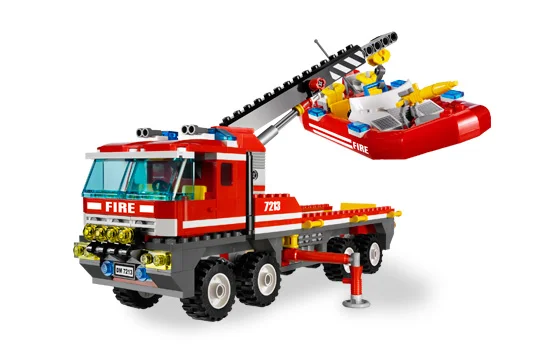 LEGO® 7213 Wóz Strazacki Strażak Kot Klocki Dla Dzieci Zestaw Lego - zdjęcie 11