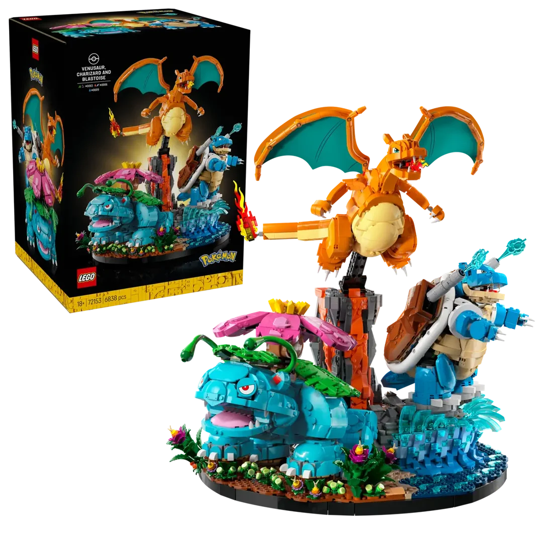 LEGO® 72153 LEGO Pokémon Venusaur, Charizard i Blastoise - zdjęcie 1