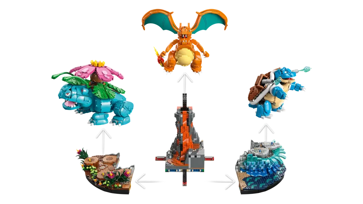 LEGO® 72153 LEGO Pokémon Venusaur, Charizard i Blastoise - zdjęcie 26