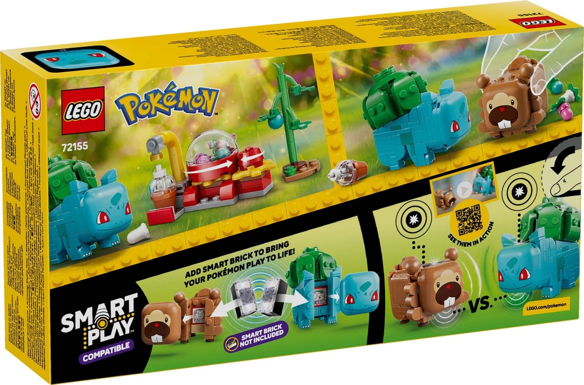 LEGO® 72155 SMART Play: Bulbasaur i Bidoof z krzewem jagody - zdjęcie 2