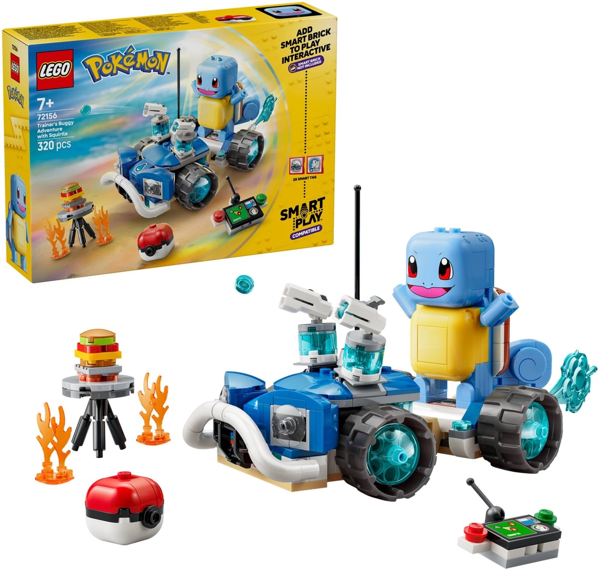 LEGO® 72156 SMART Play: Przygoda Trenera ze Squirtle i pojazdem terenowym - zdjęcie 3