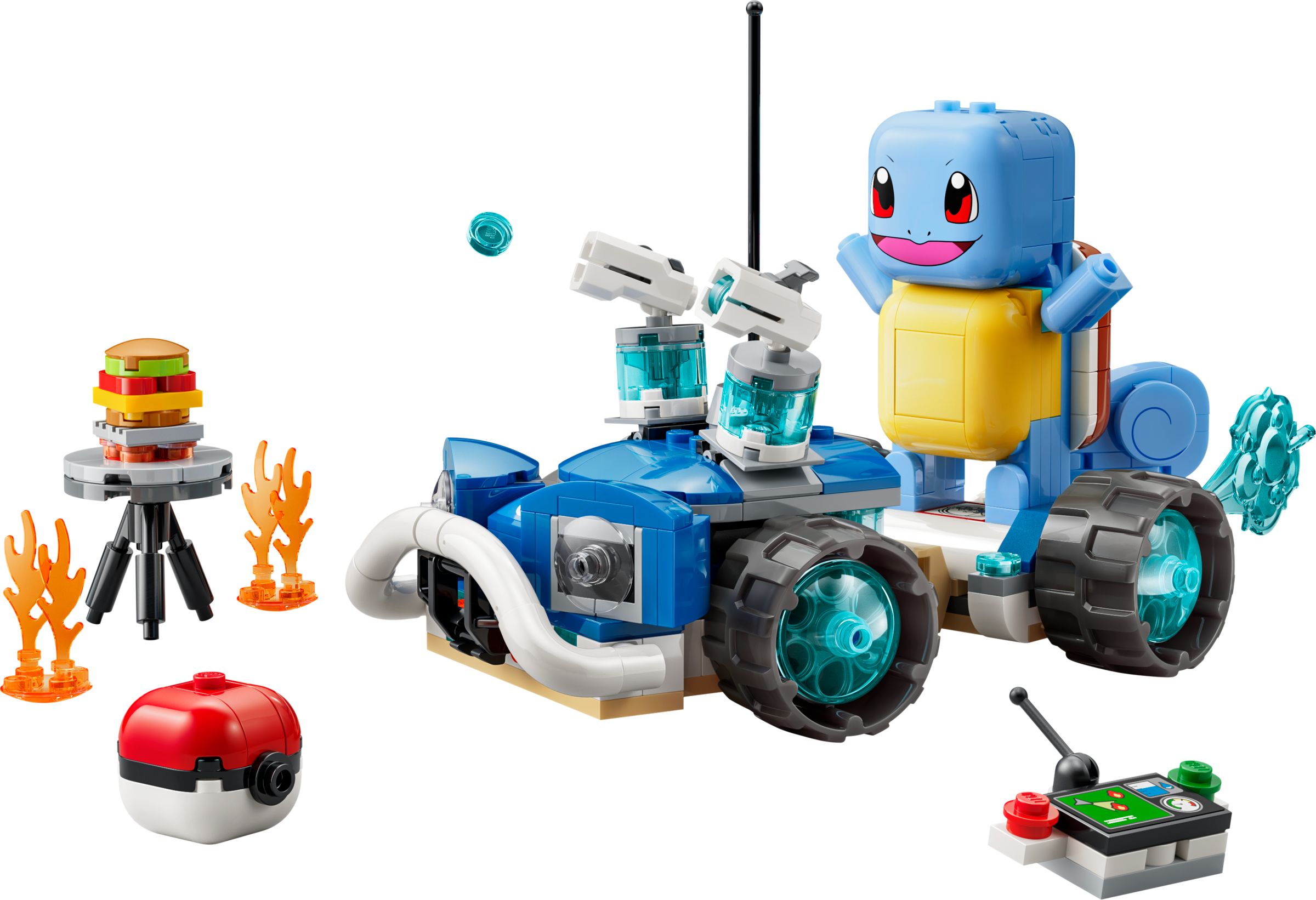 LEGO® 72156 SMART Play: Przygoda Trenera ze Squirtle i pojazdem terenowym