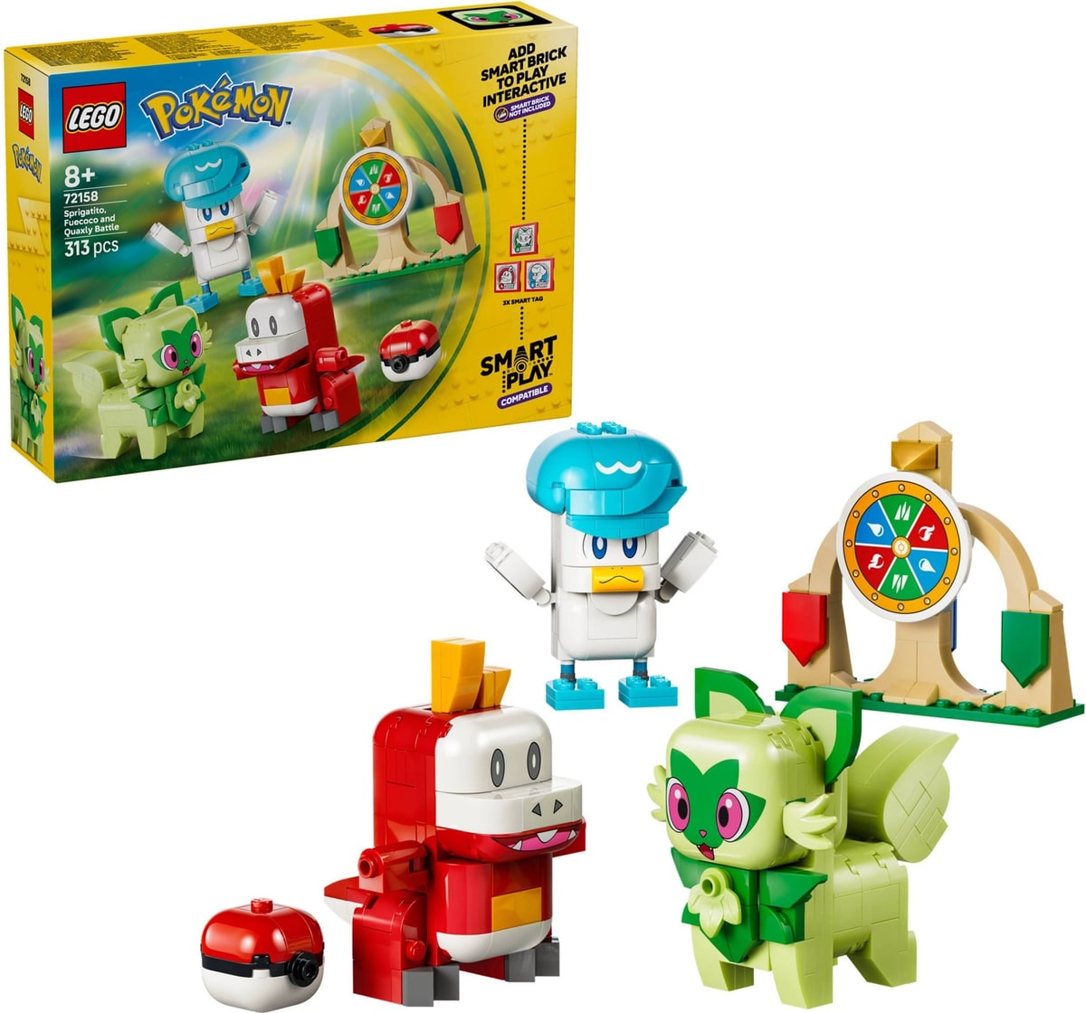 LEGO® 72158 SMART Play: Sprigatito, Fuecoco i Quaxly - bitwa - zdjęcie 3