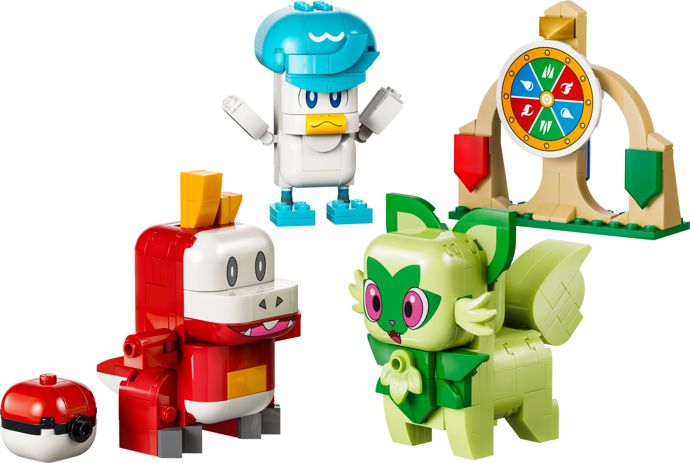 LEGO® 72158 SMART Play: Sprigatito, Fuecoco i Quaxly - bitwa