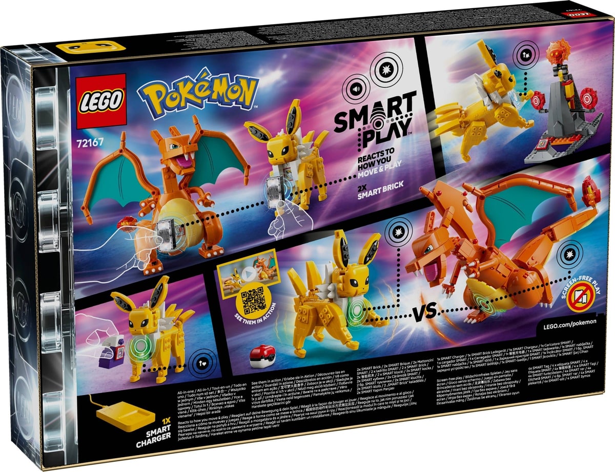 LEGO® 72167 SMART Play: Charizard kontra Jolteon - ostateczna bitwa - zdjęcie 1