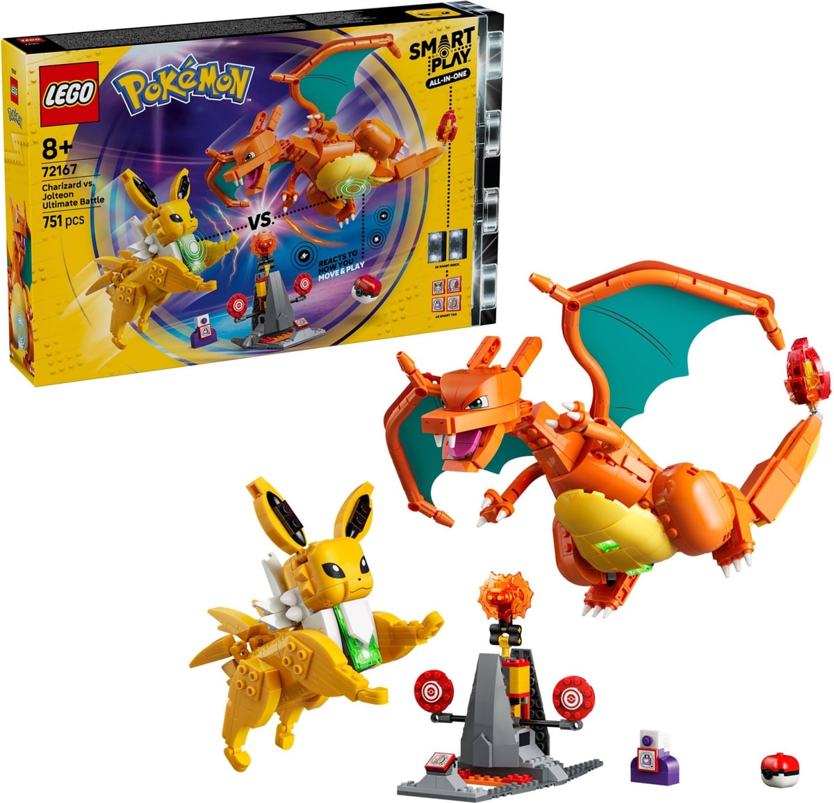 LEGO® 72167 SMART Play: Charizard kontra Jolteon - ostateczna bitwa - zdjęcie 2