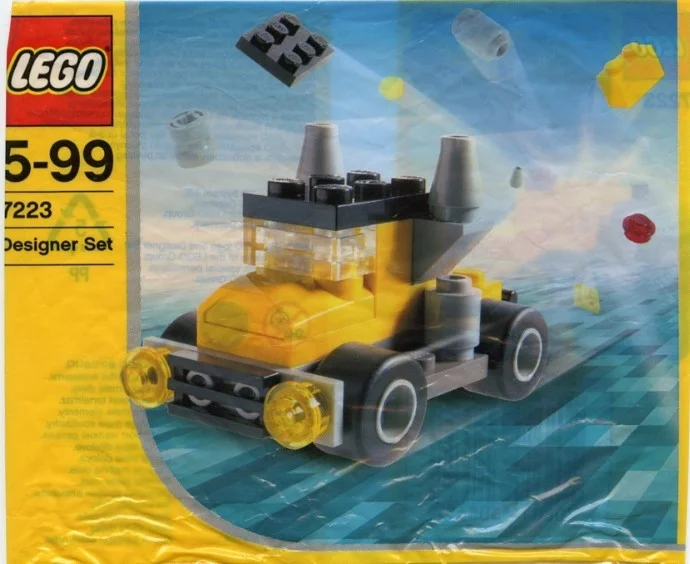 LEGO® 7223 Ciężarówka polybag Misb 2003 mikołaj choinka - zdjęcie 1
