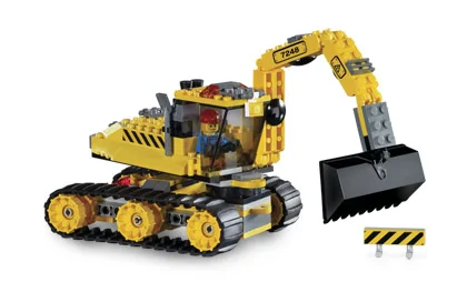 LEGO® 7248 Oryginalne Lego City Koparka Zestaw z 2005 roku Nowy - zdjęcie 3