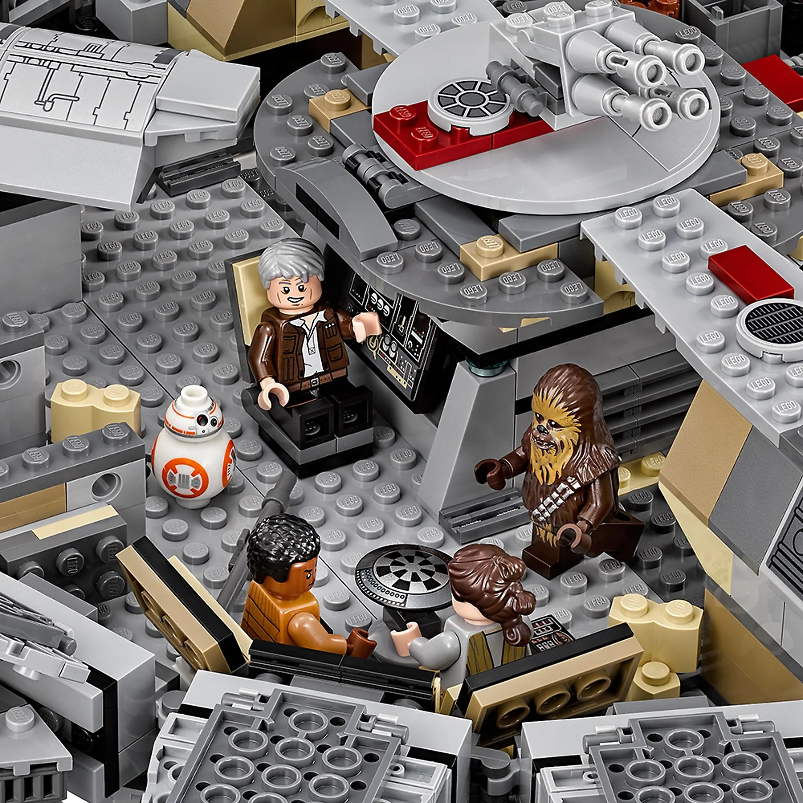 LEGO® 75105 ### Lego Star Wars Millennium Falcon Rey Finn BB-8 Tasu Kanjiklub - zdjęcie 6