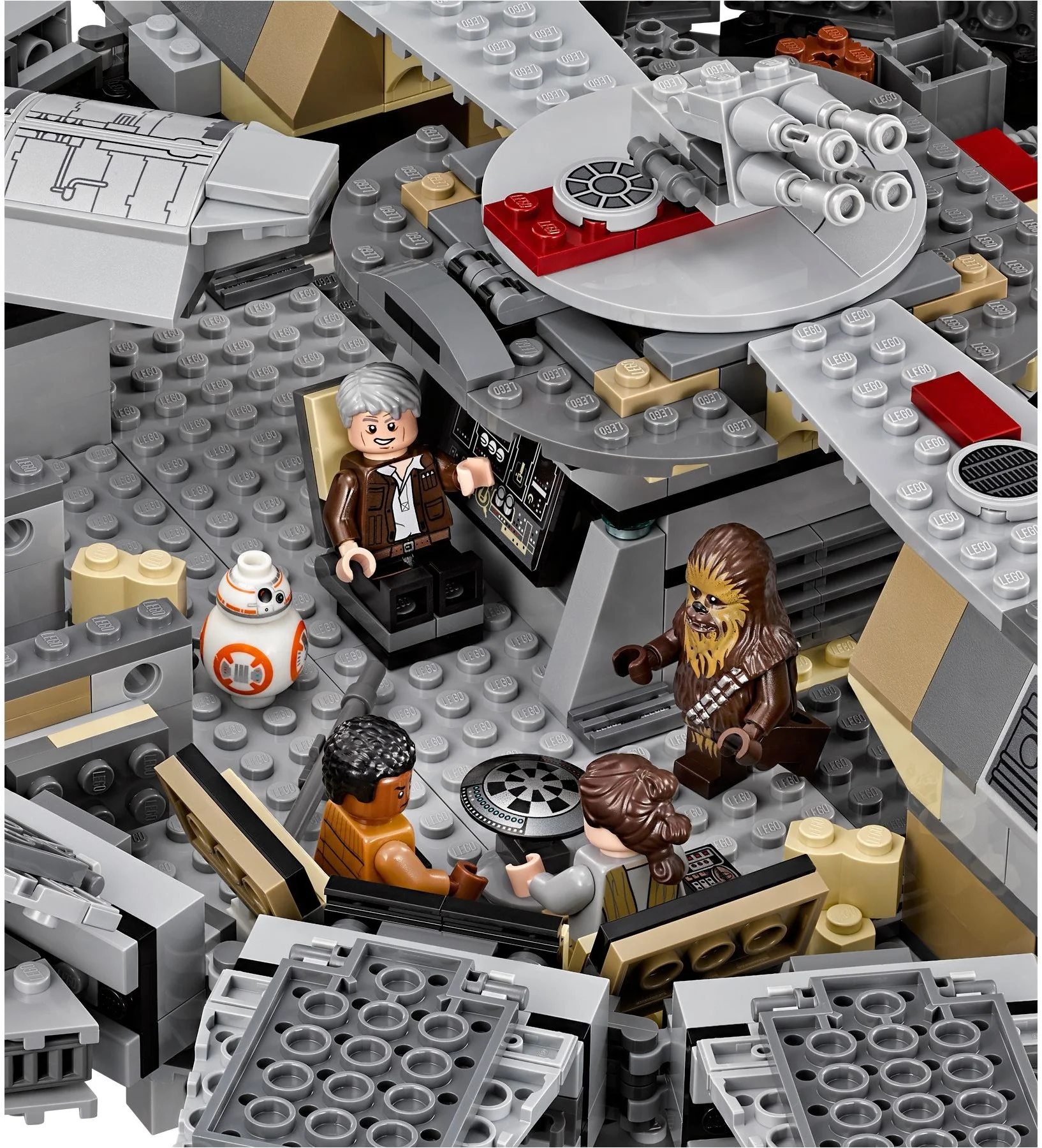 LEGO® 75105 ### Lego Star Wars Millennium Falcon Rey Finn BB-8 Tasu Kanjiklub - zdjęcie 19