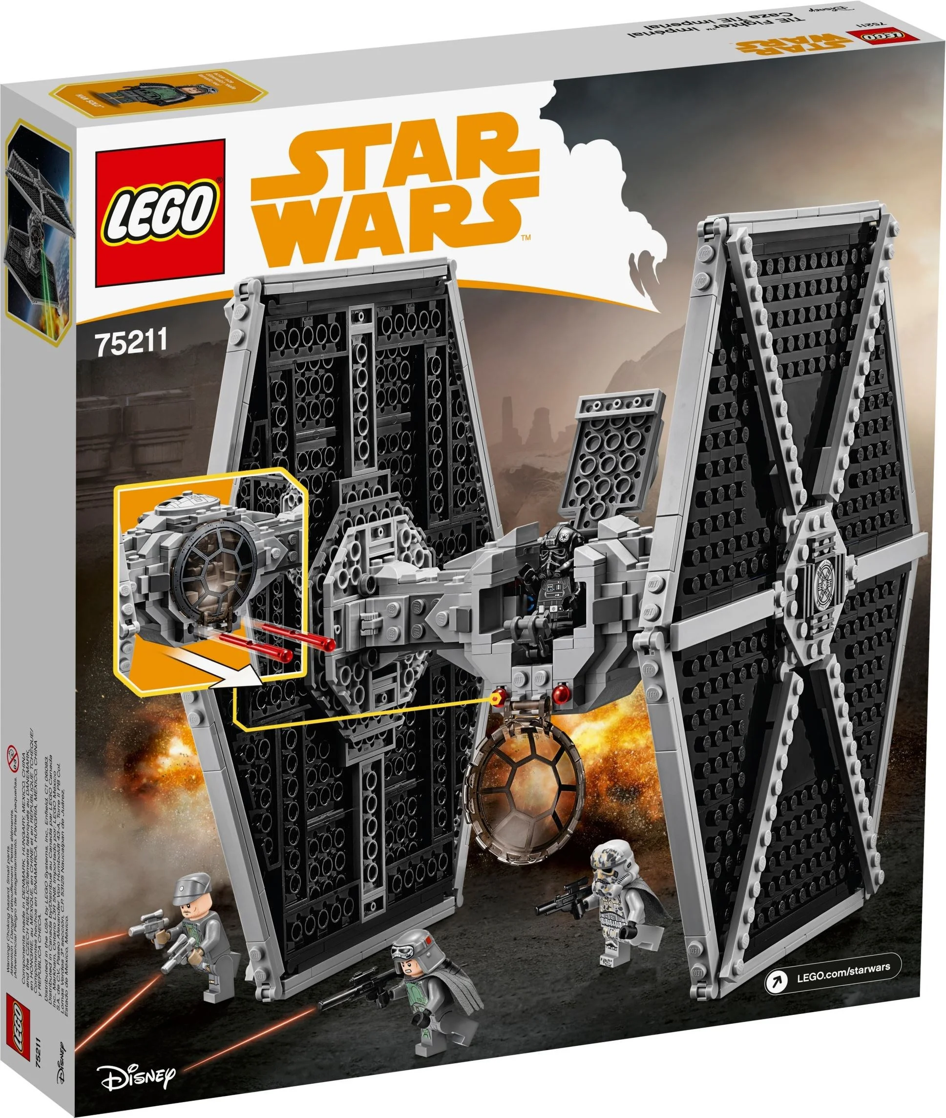 LEGO® 75211 Imperialny myśliwiec TIE™ - zdjęcie 5