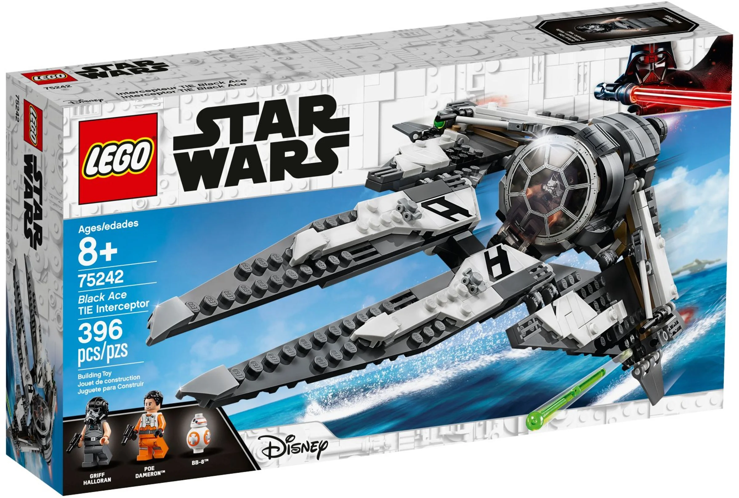 LEGO Star Wars TIE Interceptor Czarny As