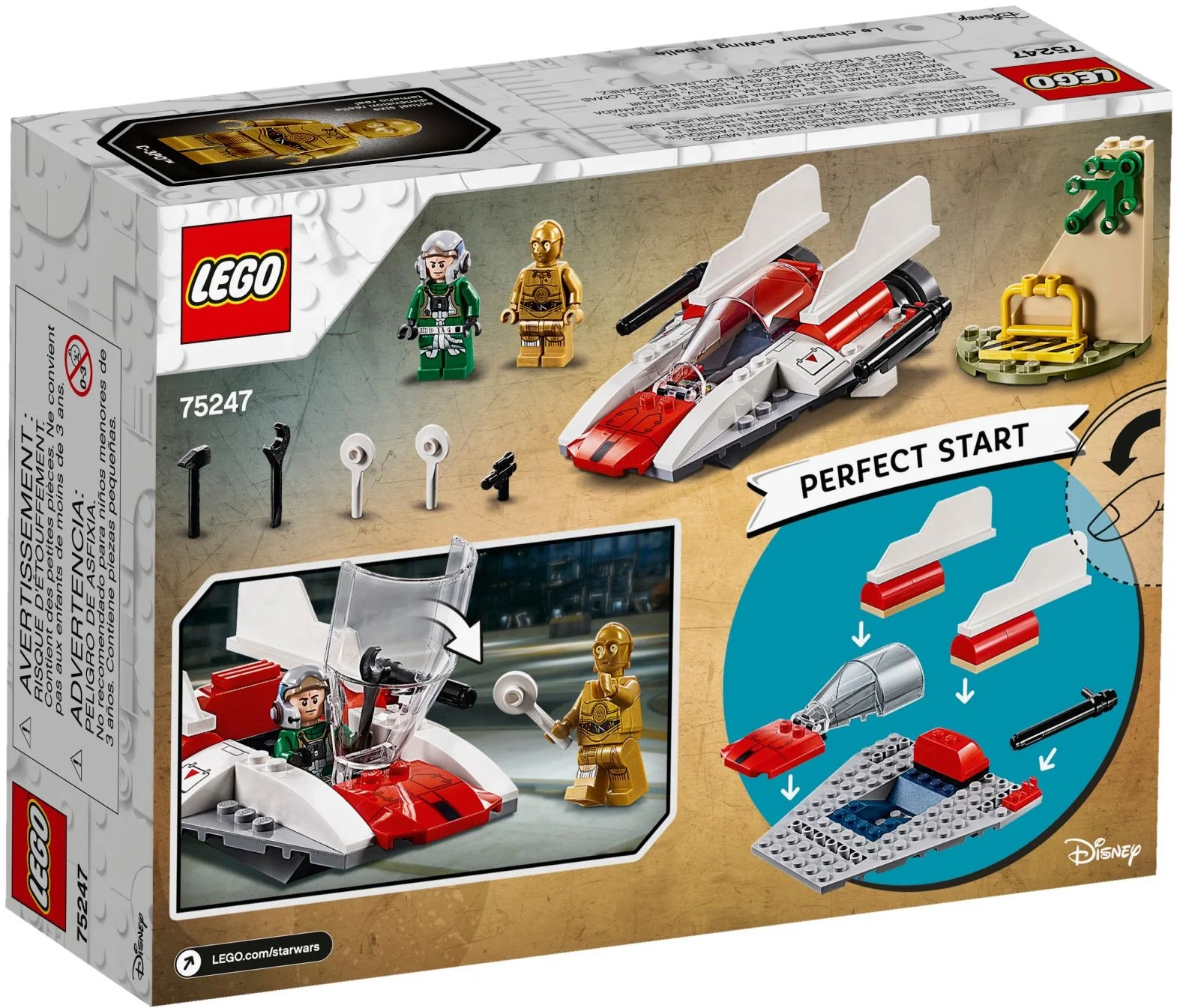 LEGO® 75247 Rebeliancki myśliwiec A-Wing™ - zdjęcie 5