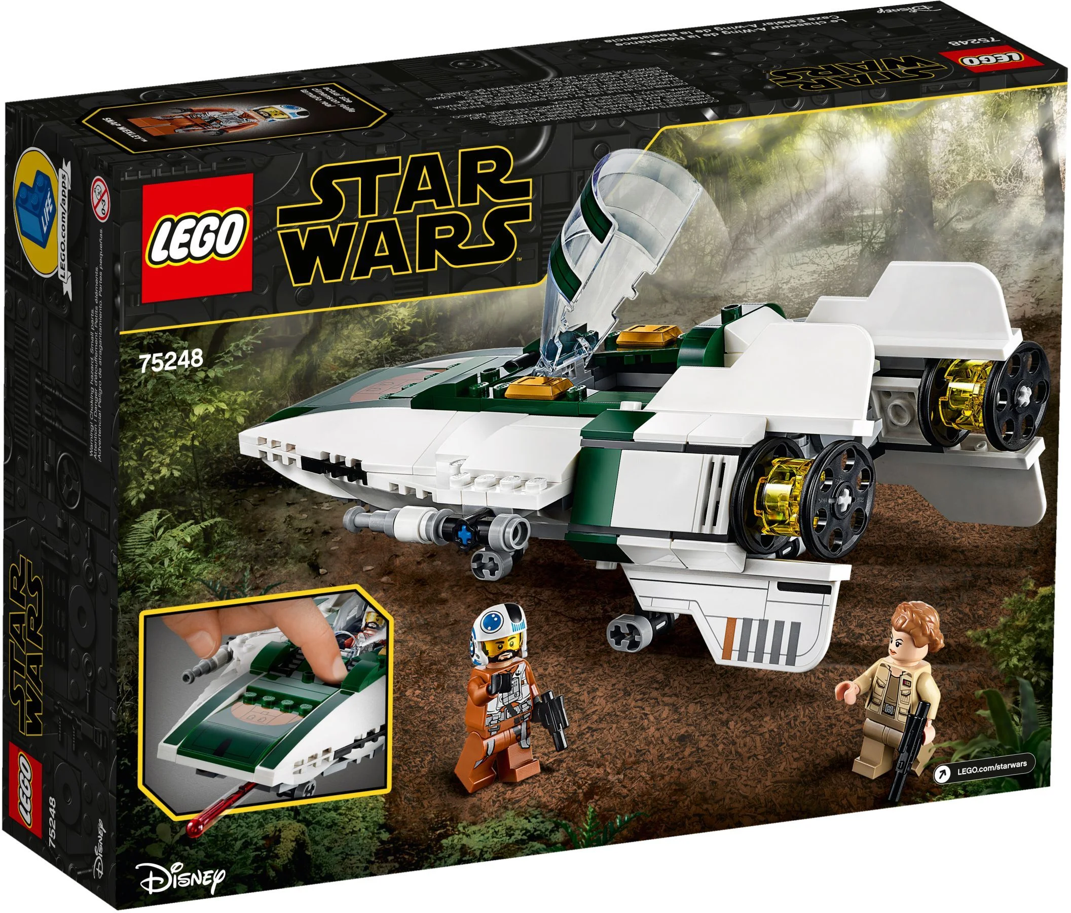 LEGO® 75248 LEGO Star Wars Myśliwiec A-Wing Ruchu Oporu - zdjęcie 5