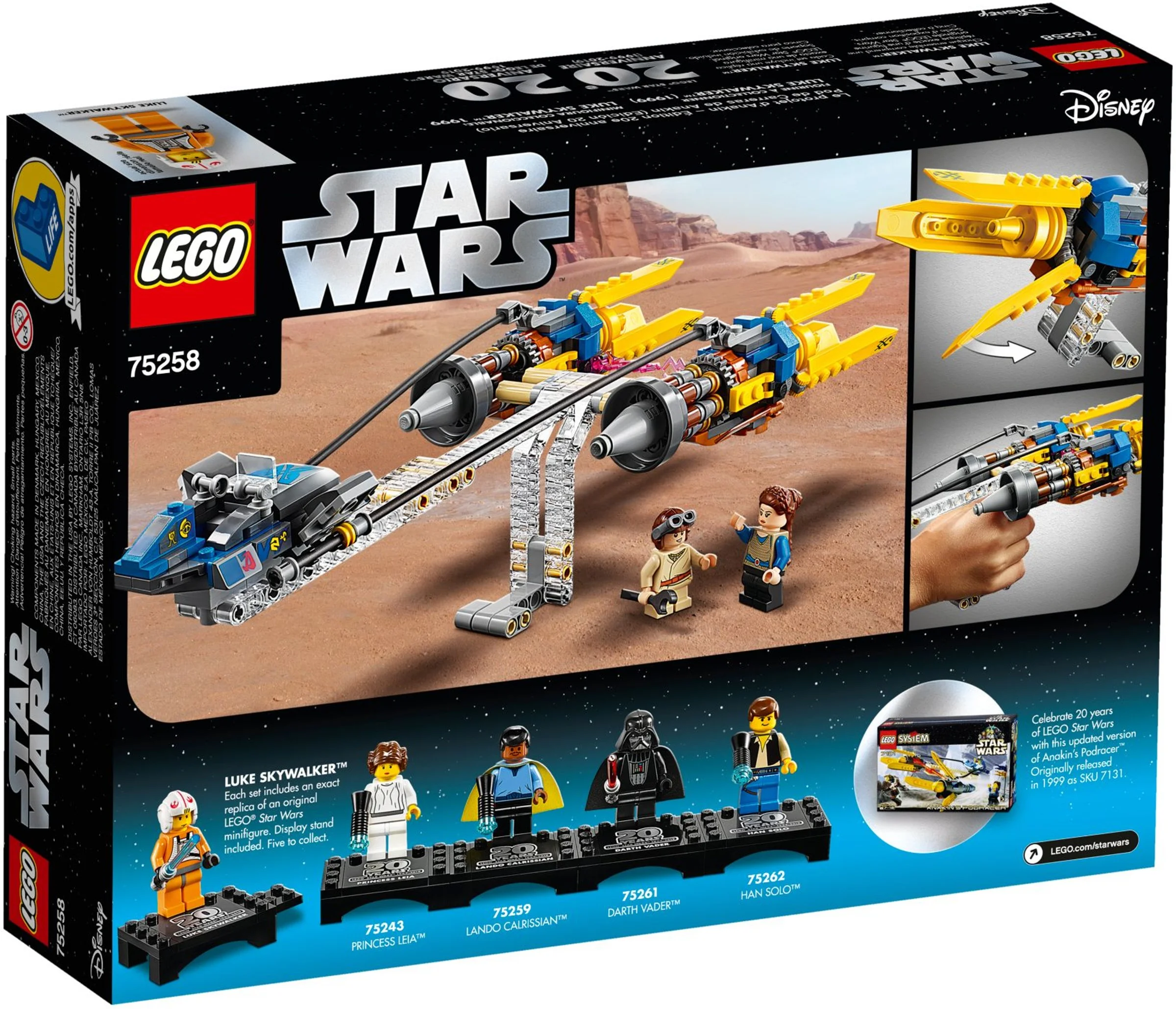 LEGO® 75258 Wars Ścigacz Anakina – edycja z okazji 20. rocznicy - zdjęcie 5