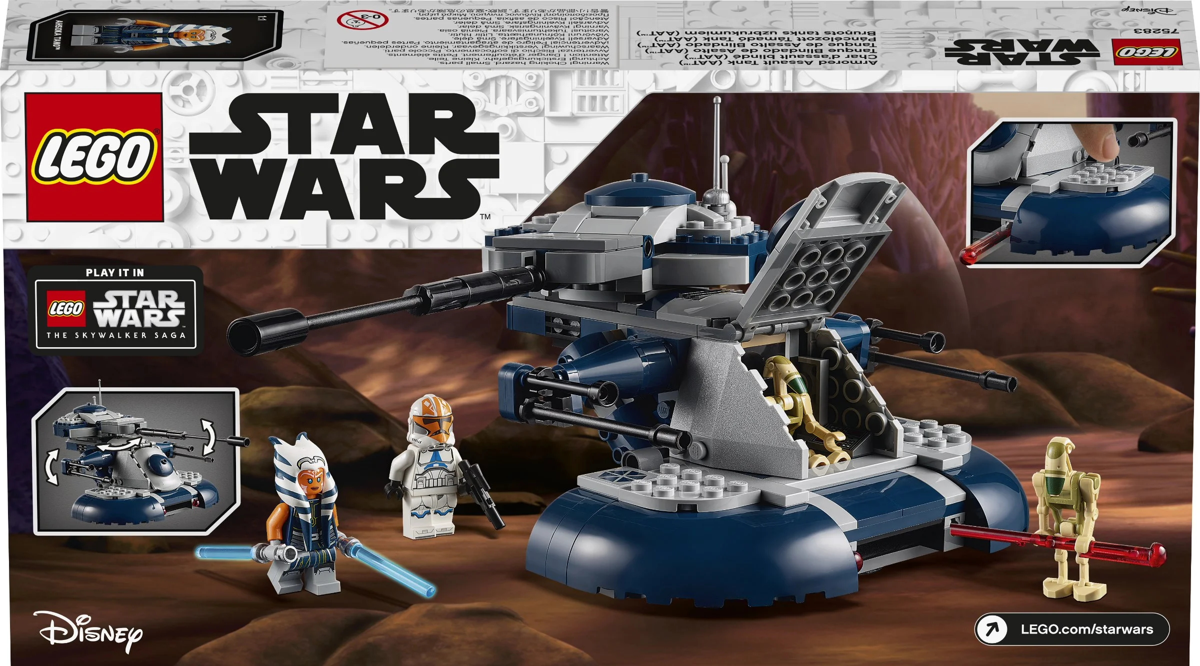 LEGO® 75283 Wars Czołg opancerzony (aat) Nowe - zdjęcie 18