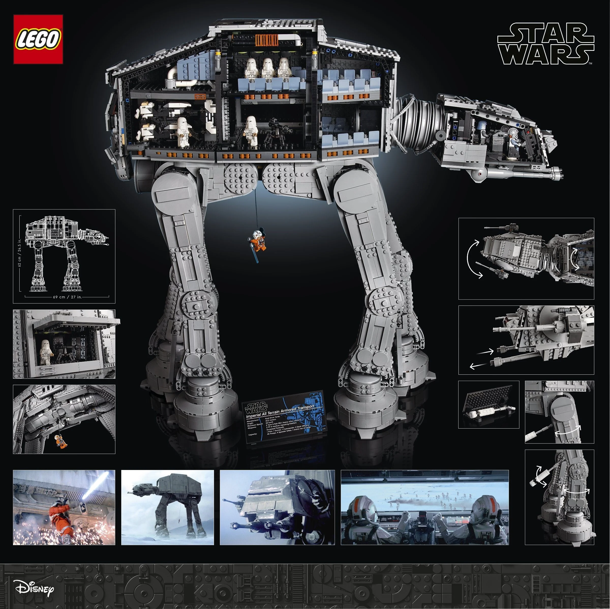 LEGO® 75313 Wars At-at Cena! Ostatnia Sztuka! Okazja! - zdjęcie 4