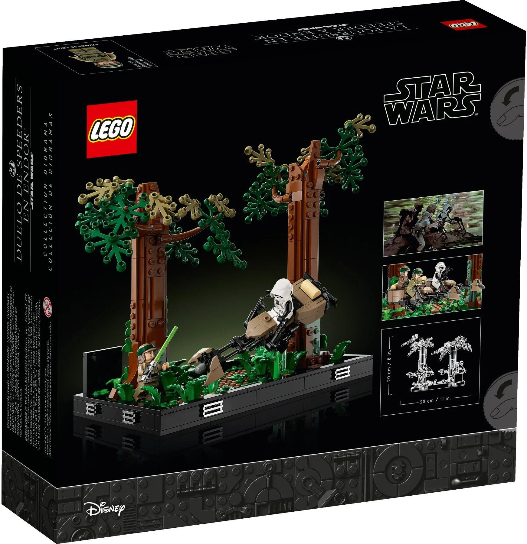 LEGO® 75353 Diorama: Pościg na ścigaczu przez Endor™ - zdjęcie 5