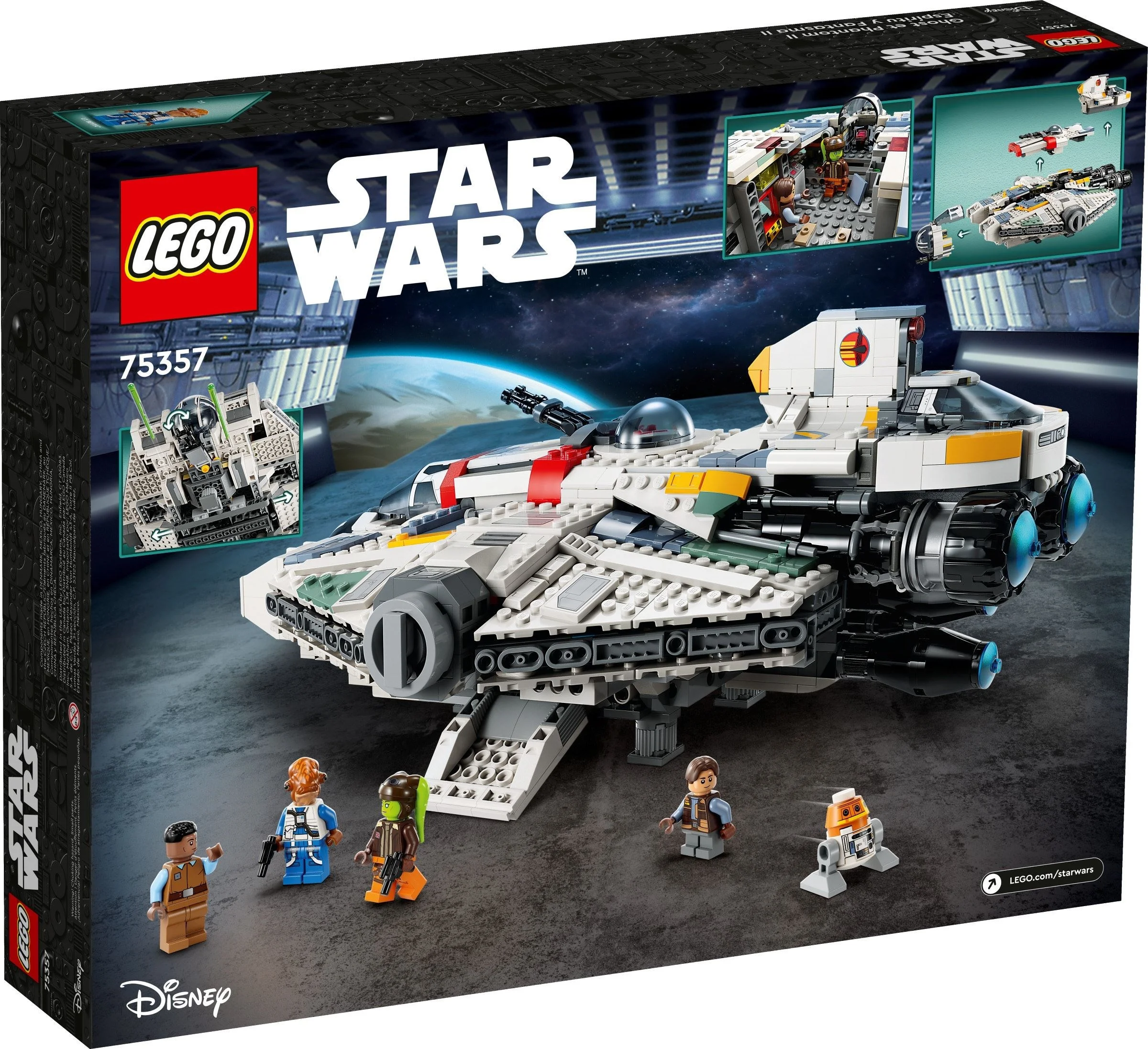 LEGO® 75357 Lego Star Wars Duch i Upiór II Klocki Gwiezdne Wojny Duży Zestaw - zdjęcie 4