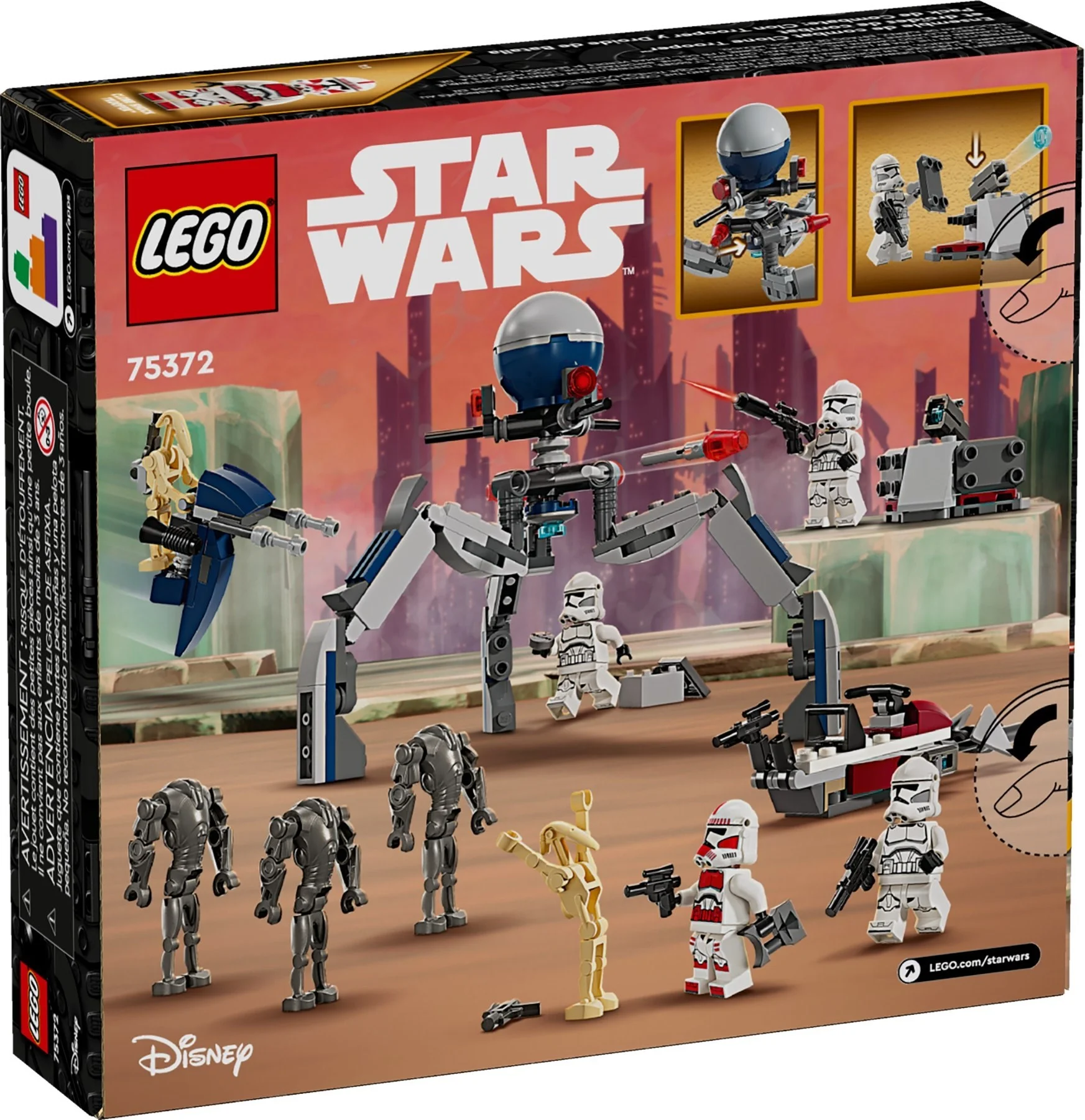 LEGO® 75372 LEGO Star Wars Zestaw bitewny z żołnierzem armii klonów i droidem bojowym - zdjęcie 6