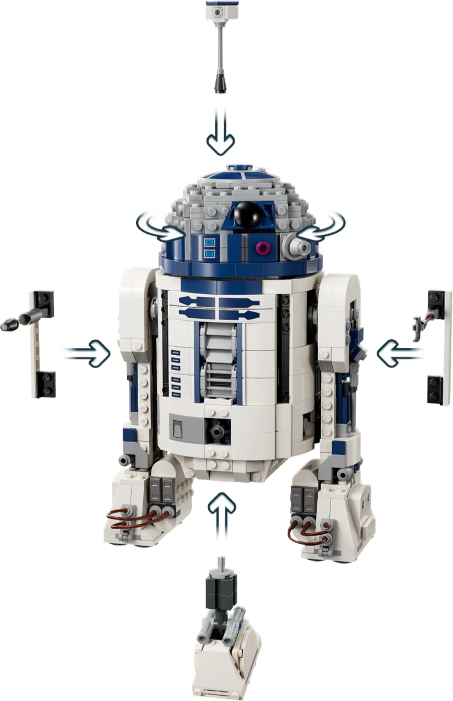 LEGO® 75379 Wars R2-D2 Droid Figurka Kolekcjonerska 25 Rocznica - zdjęcie 4