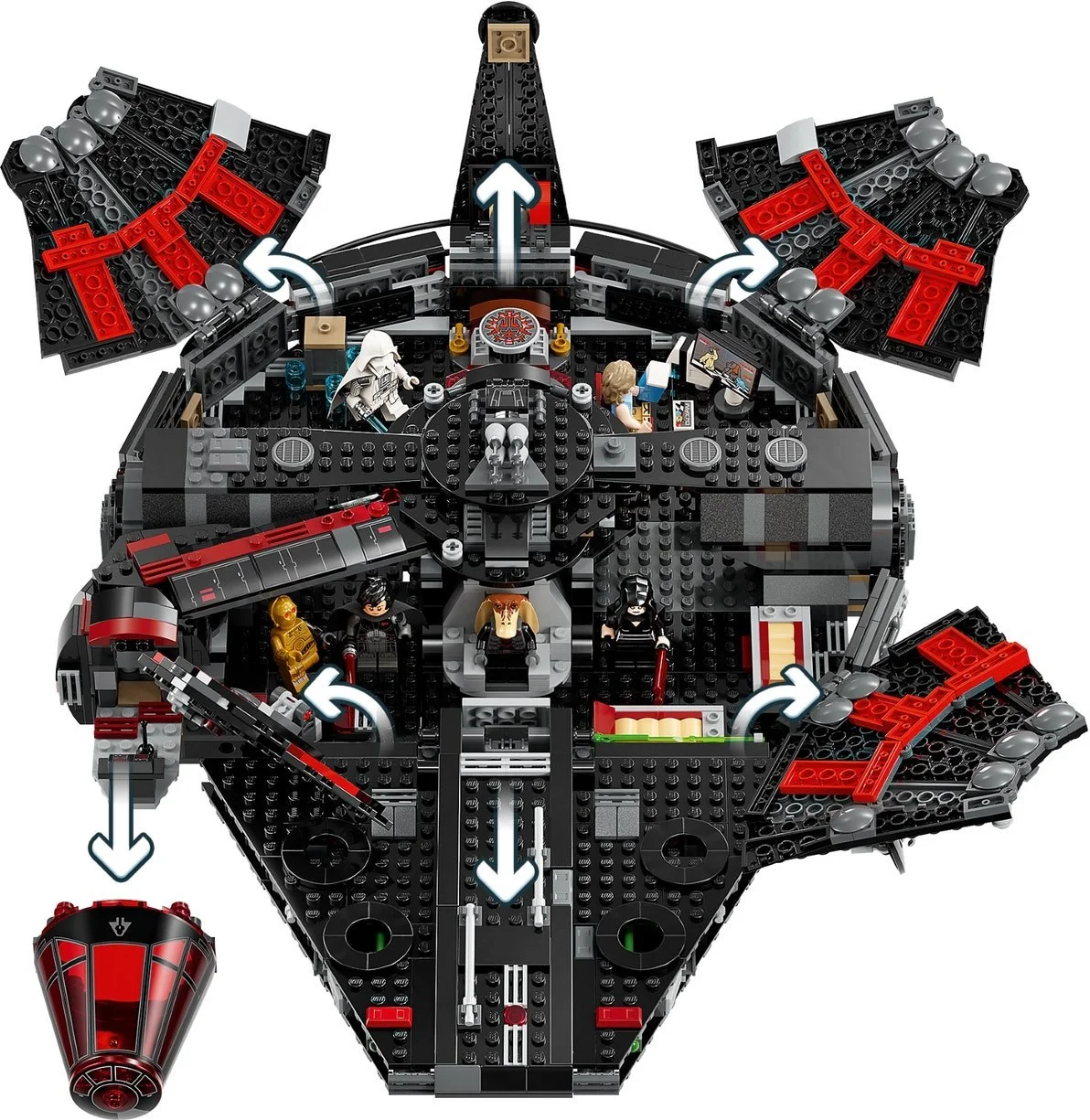 LEGO® 75389 Mroczny Sokół Millennium - zdjęcie 5