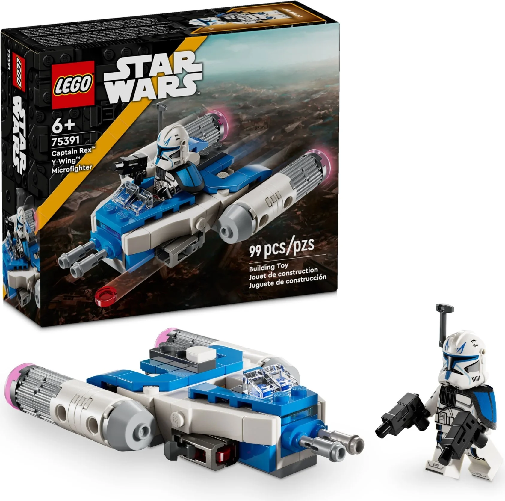 LEGO® 75391 Mikromyśliwiec Y-Wing™ Kapitana Rexa - zdjęcie 6