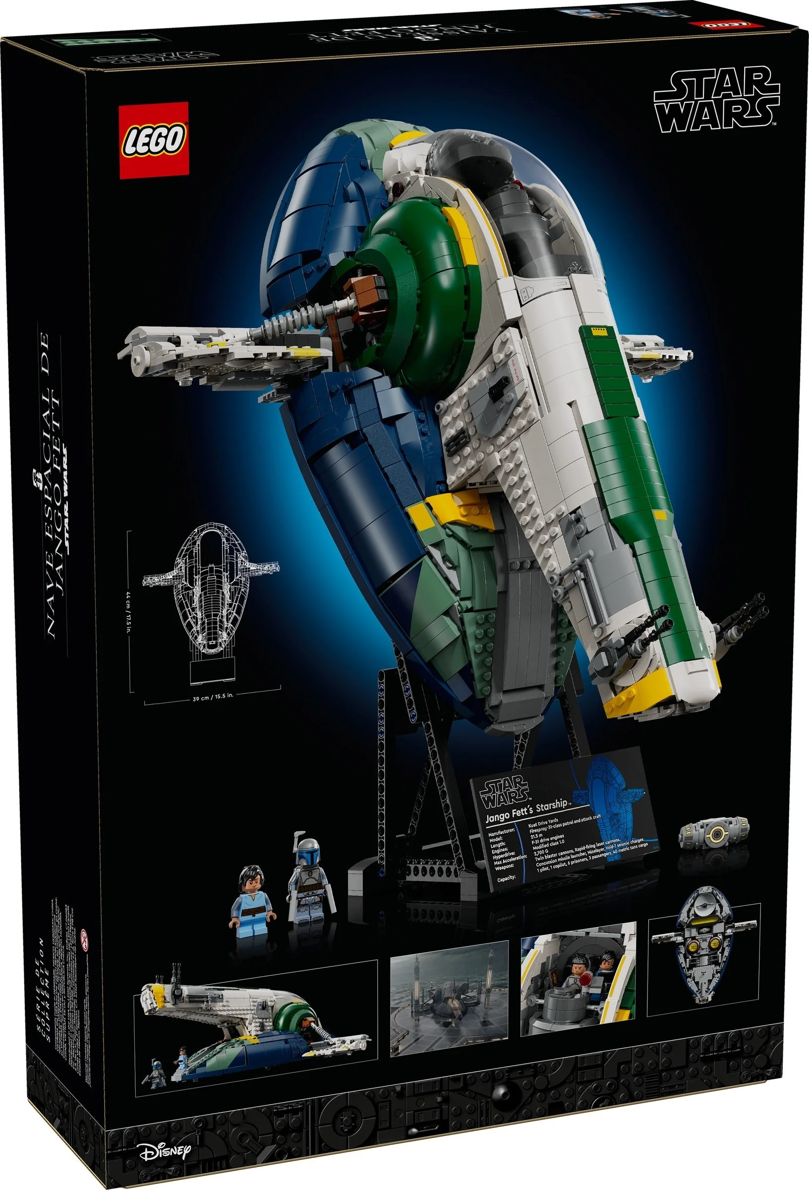 LEGO® 75409 Patrolowiec typu Firespray Jango Fetta