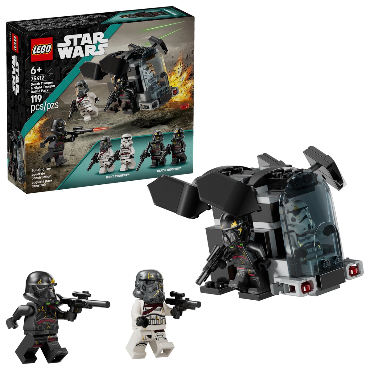 LEGO® 75412 Szturmowiec Śmierci i nocny szturmowiec - zestaw bitewny - zdjęcie 4