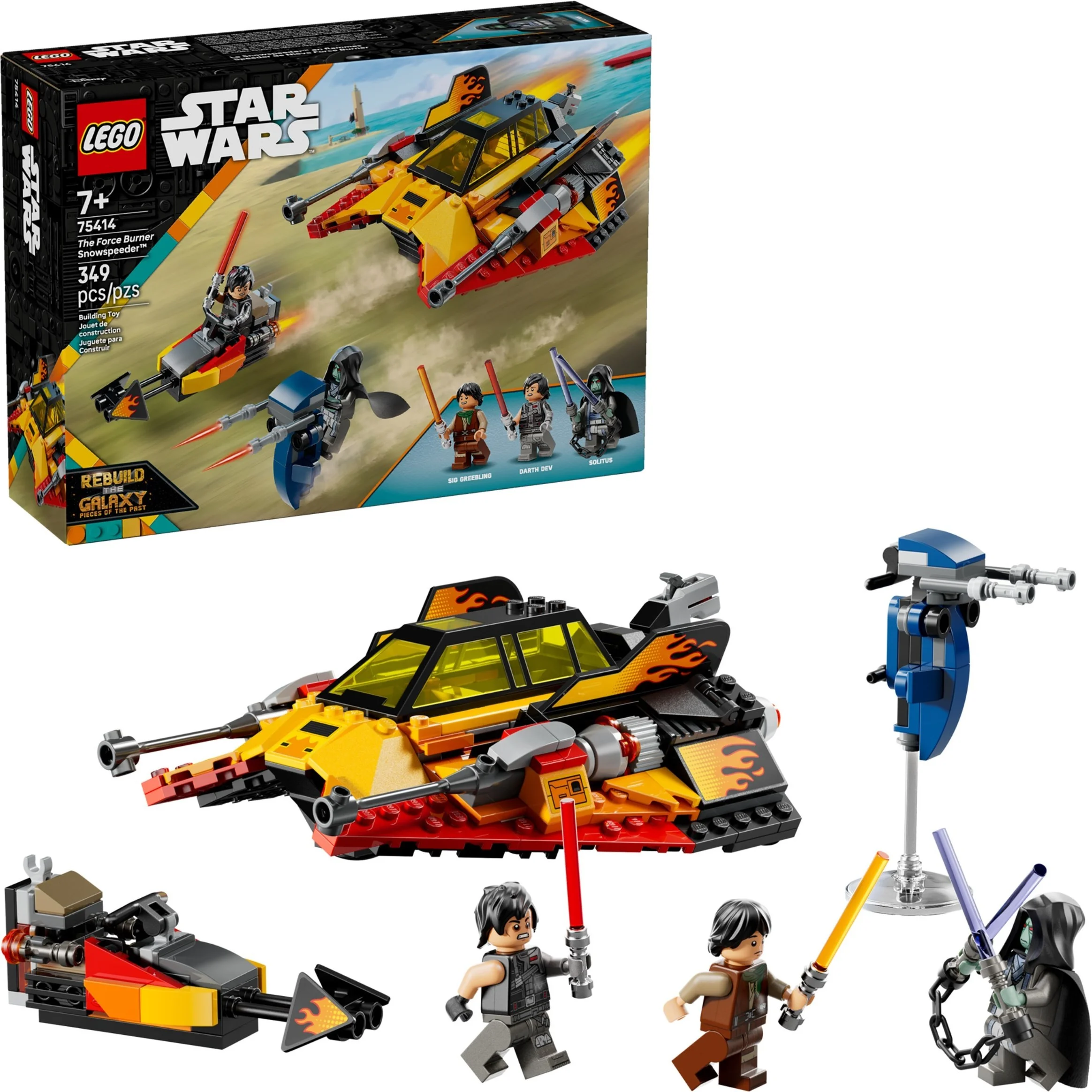 LEGO® 75414 Płomienny śmigacz śnieżny - zdjęcie 5