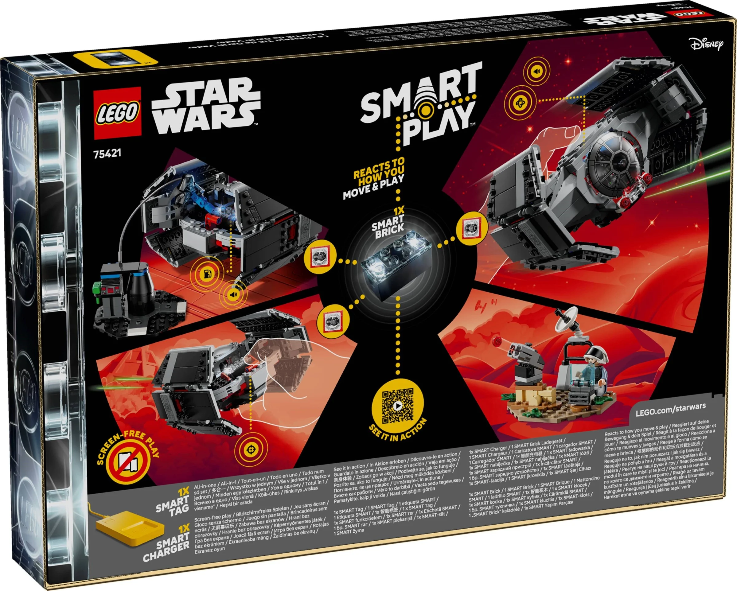 LEGO® 75421 LEGO Star Wars Smart Play Myśliwiec TIE Dartha Vadera - zdjęcie 11