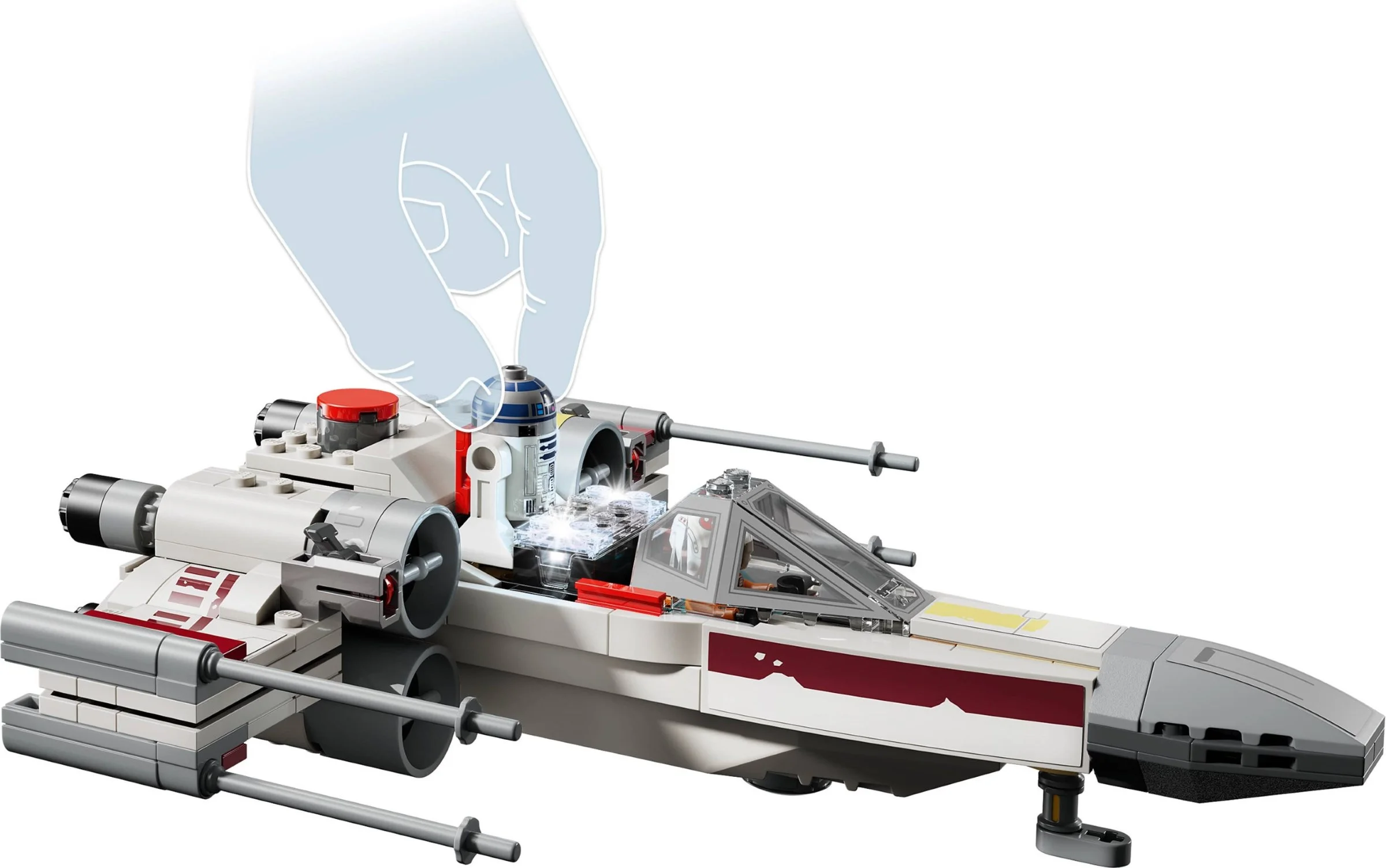 LEGO® 75423 LEGO Star Wars Smart Play X-Wing Czerwona Piątka Luke’a - zdjęcie 29