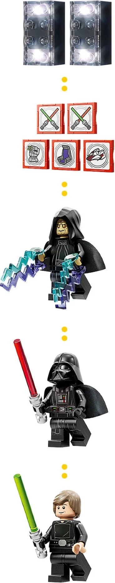 LEGO® 75427 LEGO Star Wars SMART Play Pojedynek w sali tronowej i A-Wing - zdjęcie 15