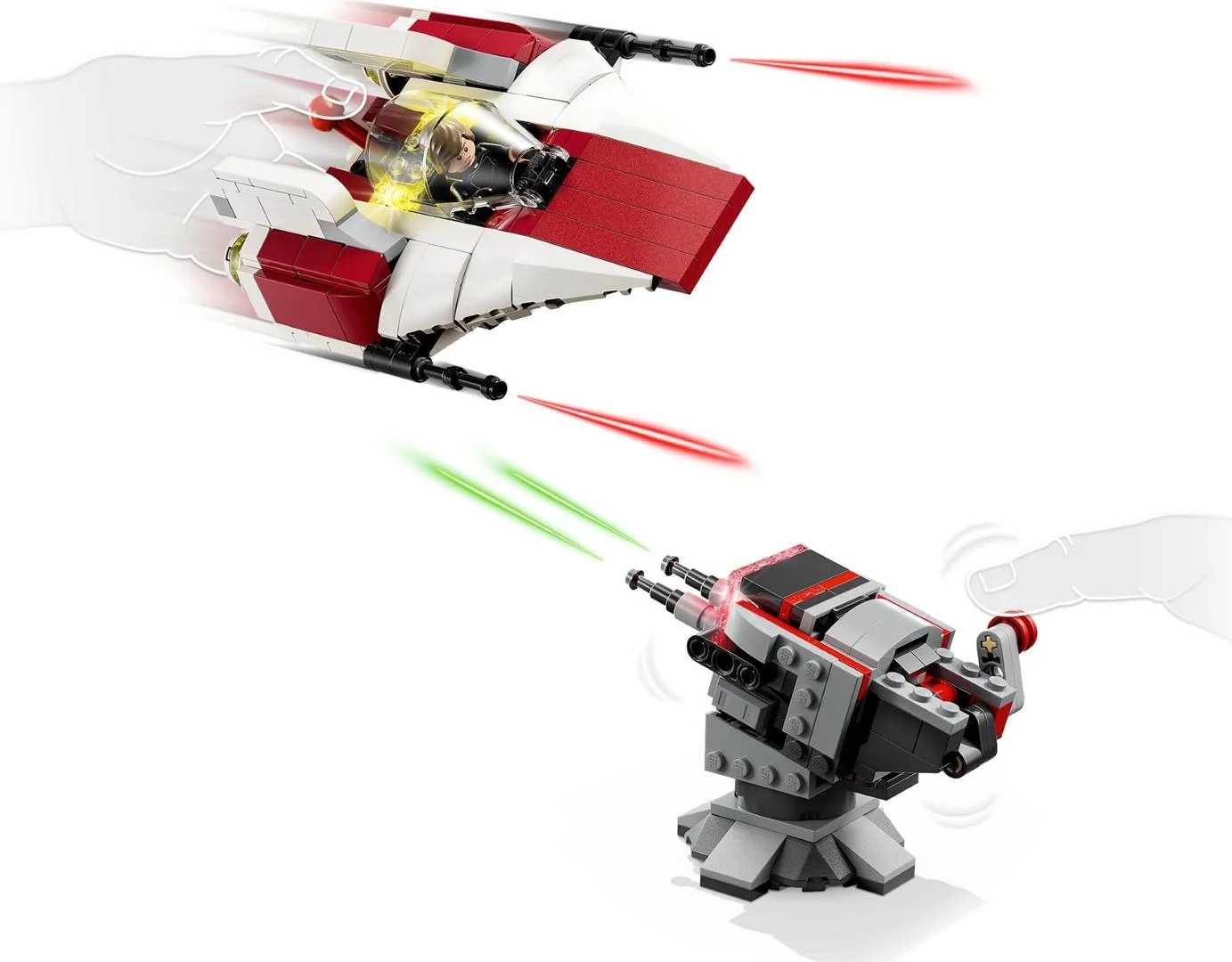 LEGO® 75427 LEGO Star Wars SMART Play Pojedynek w sali tronowej i A-Wing - zdjęcie 16