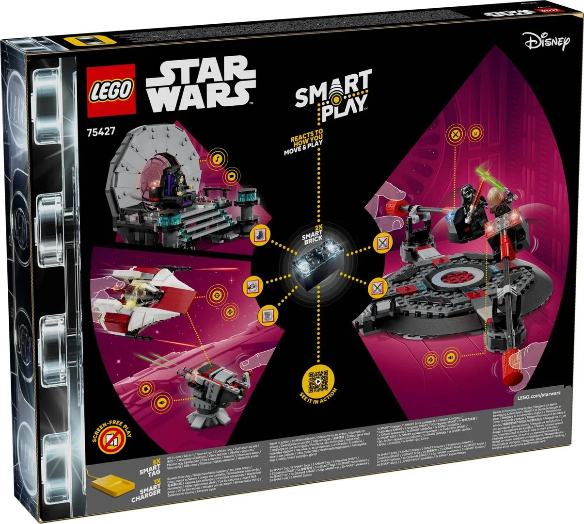 LEGO® 75427 LEGO Star Wars SMART Play Pojedynek w sali tronowej i A-Wing - zdjęcie 20