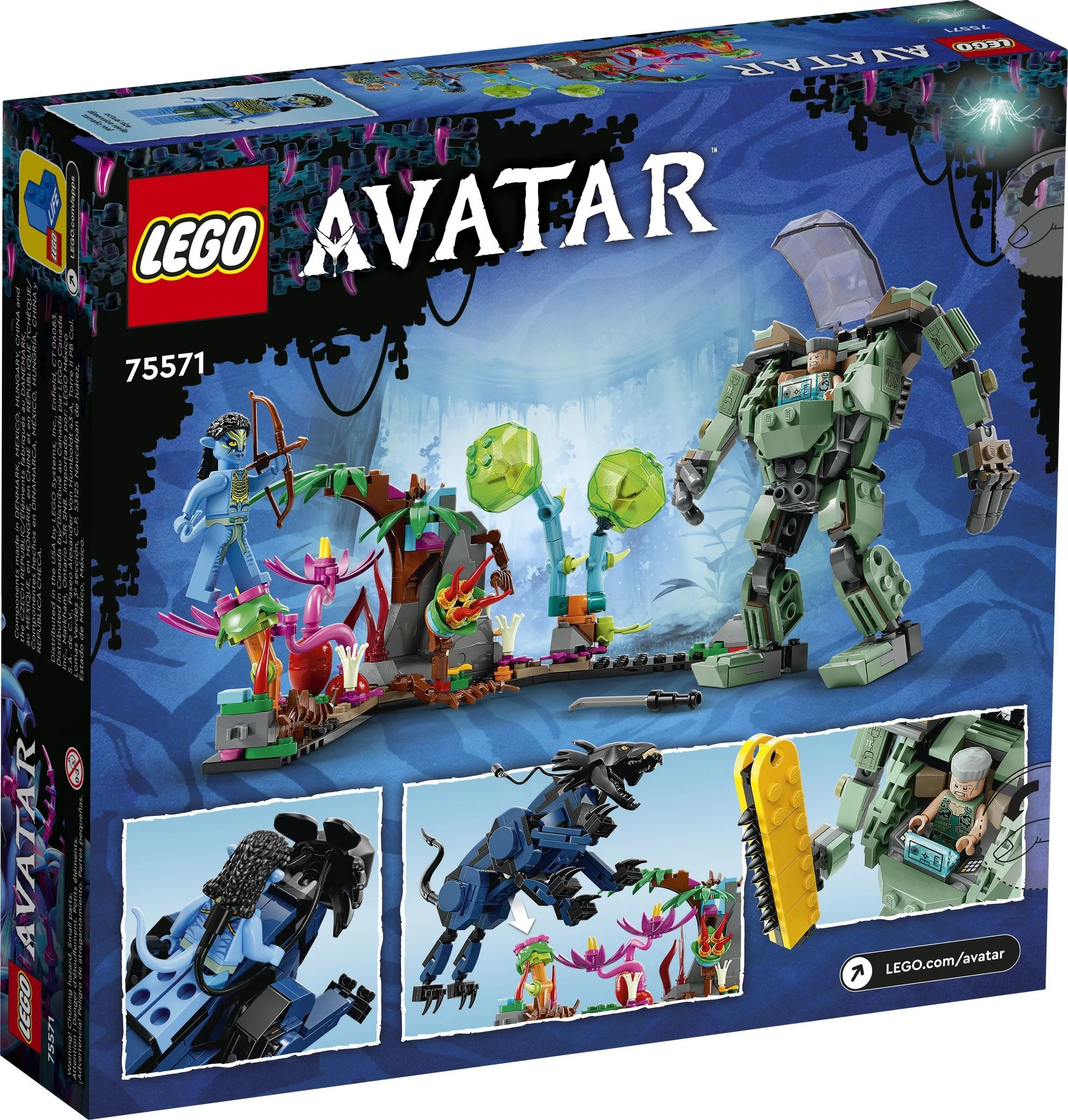 LEGO® 75571 Neytiri i Thanator kontra Quaritch w kombinezonie PZM - zdjęcie 3