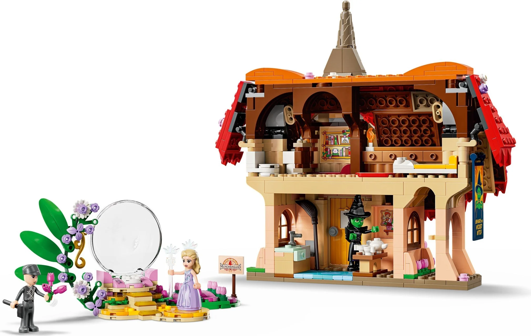 LEGO® 75690 Wizyta Glindy i Elphaby w Munchkinland - zdjęcie 10
