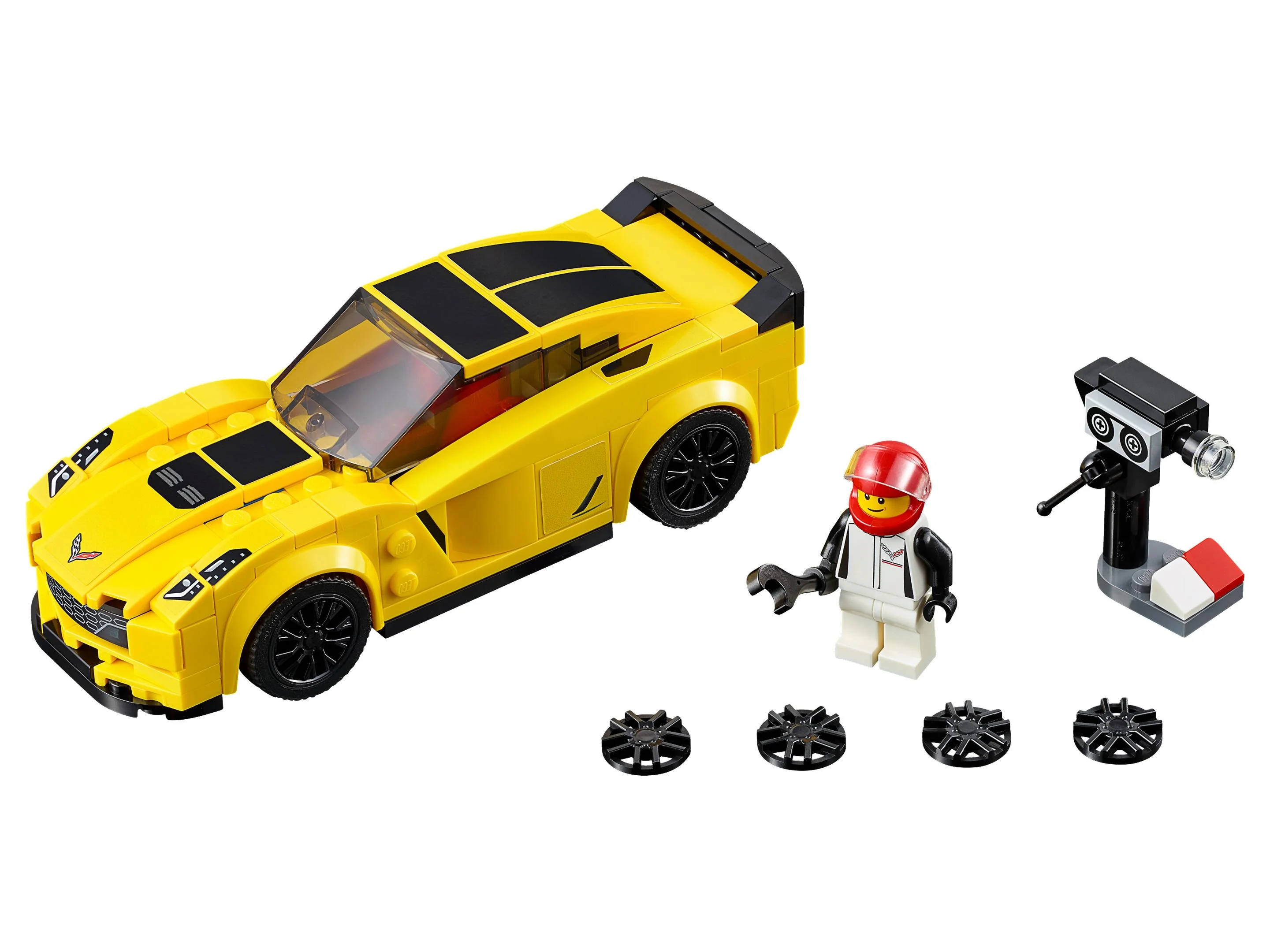LEGO® 75870 Champions Chevrolet Corvette Z06 Nowe - zdjęcie 4