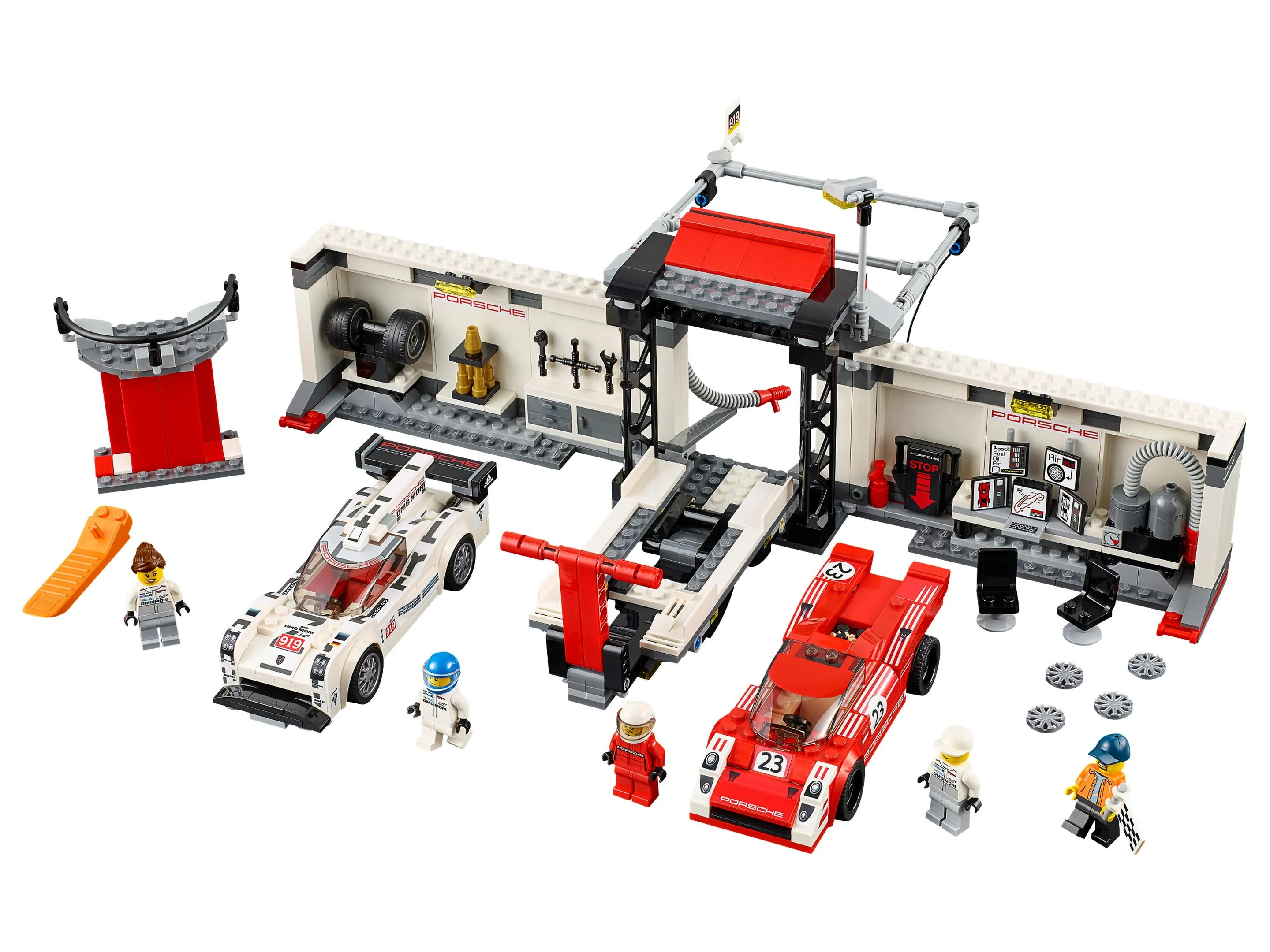 LEGO® 75876 Champions Porsche 919 Hybrid i 917K Pit Stop - zdjęcie 2