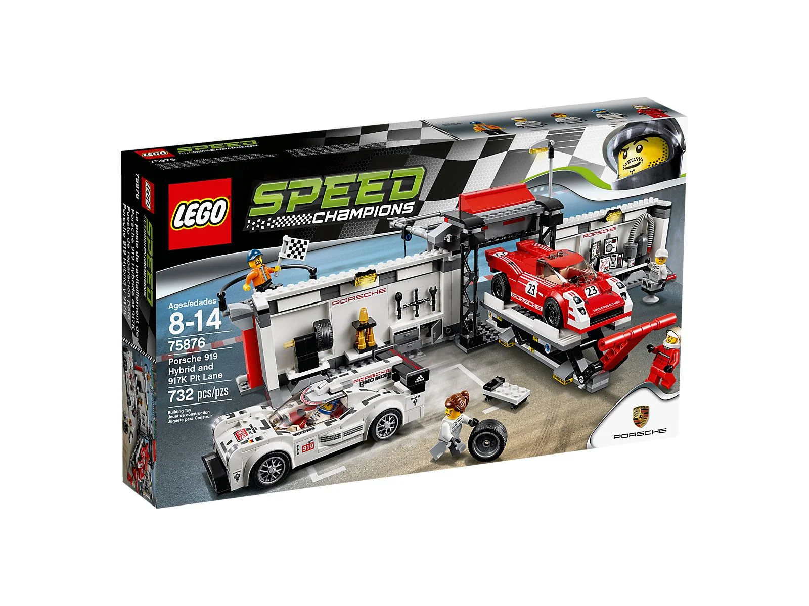 LEGO® 75876 Champions Porsche 919 Hybrid i 917K Pit Stop - zdjęcie 9