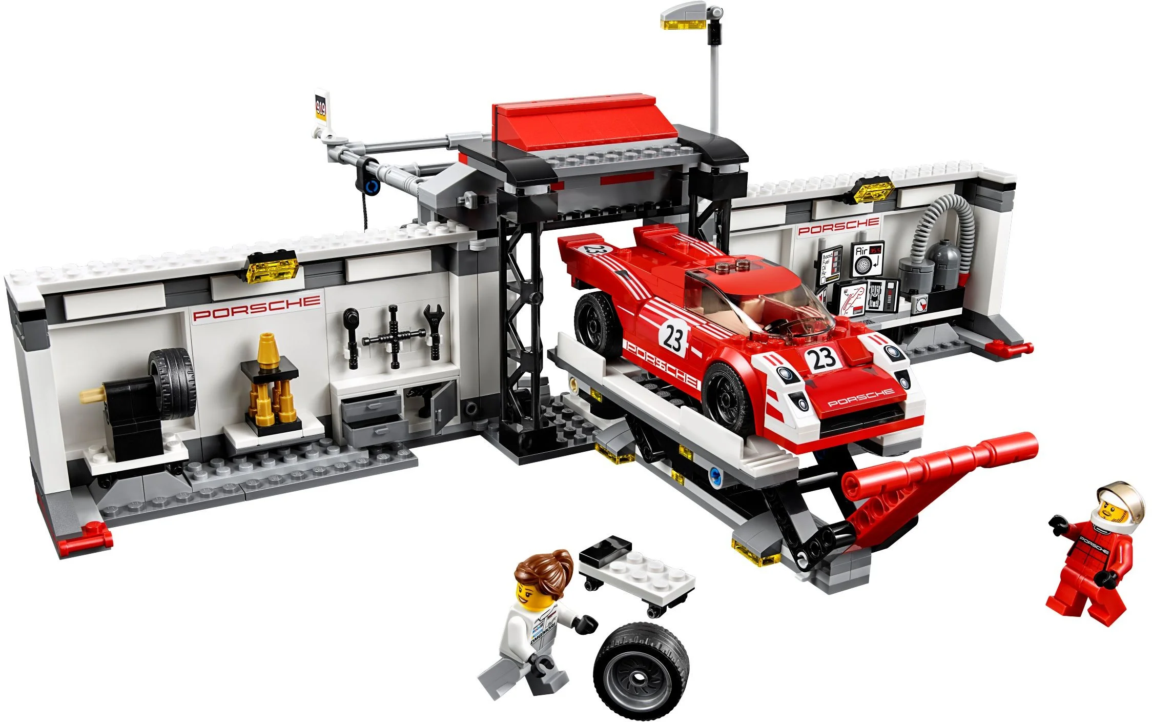 LEGO® 75876 Champions Porsche 919 Hybrid i 917K Pit Stop - zdjęcie 24