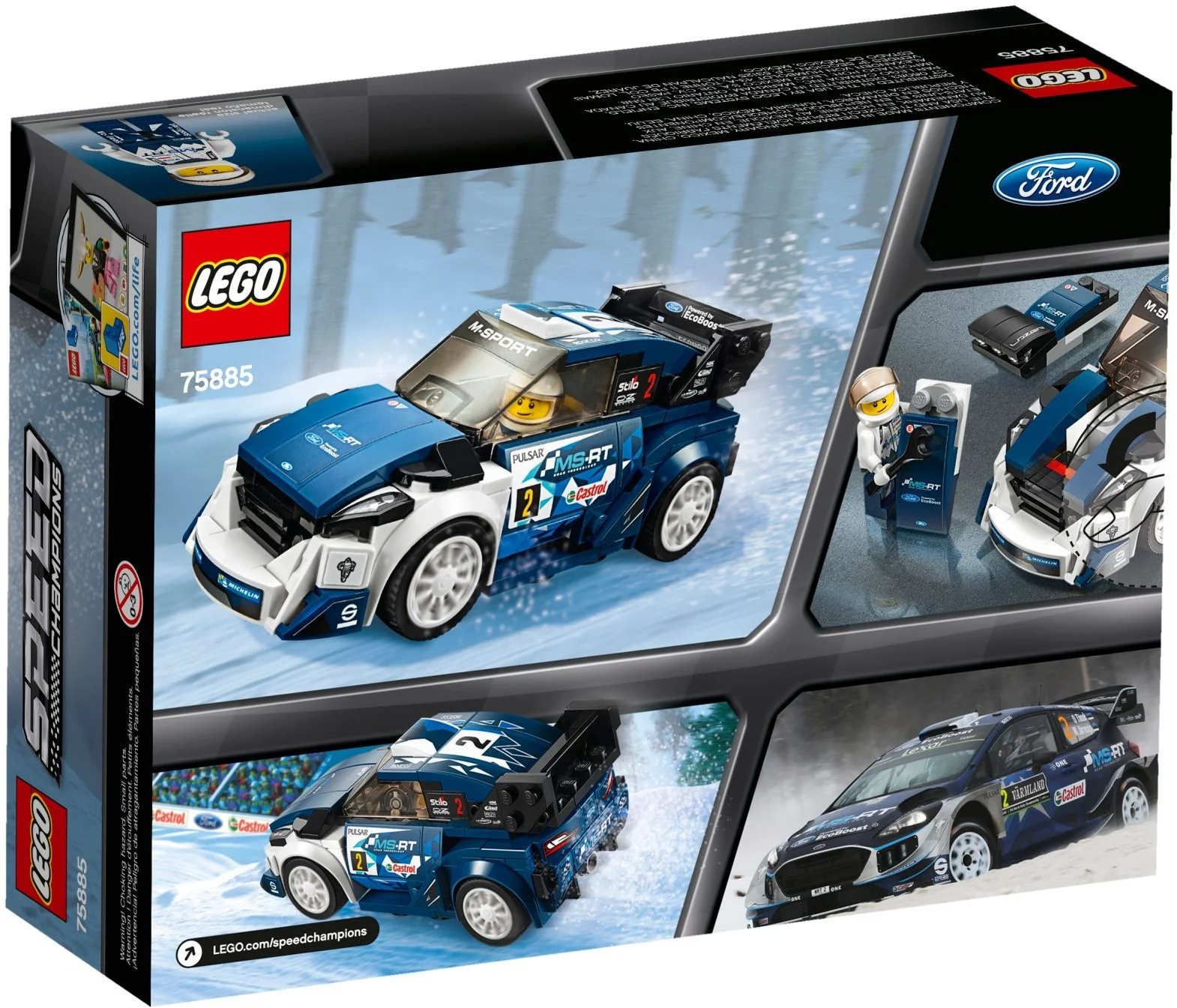LEGO® 75885 LEGO Speed Champions Ford Fiesta M-Sport WRC - zdjęcie 4