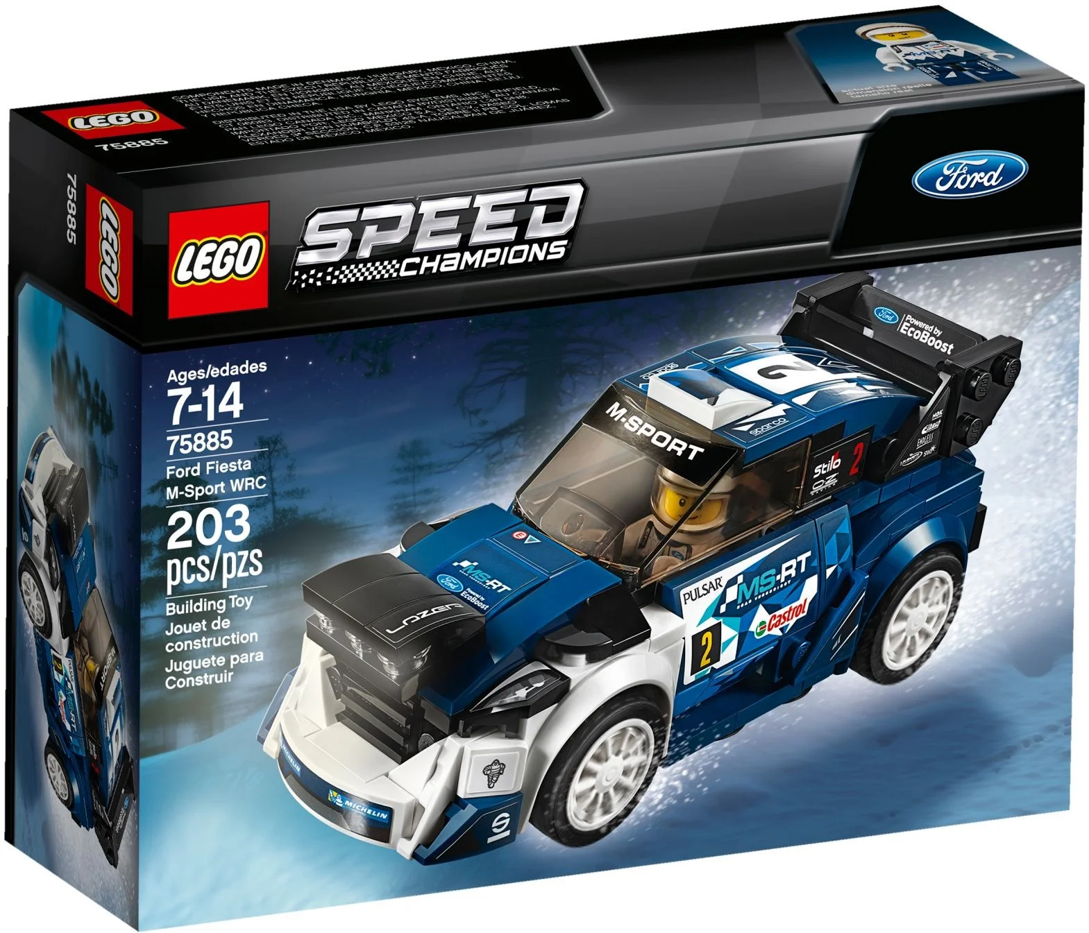 LEGO Speed Champions Ford Fiesta M-Sport WRC